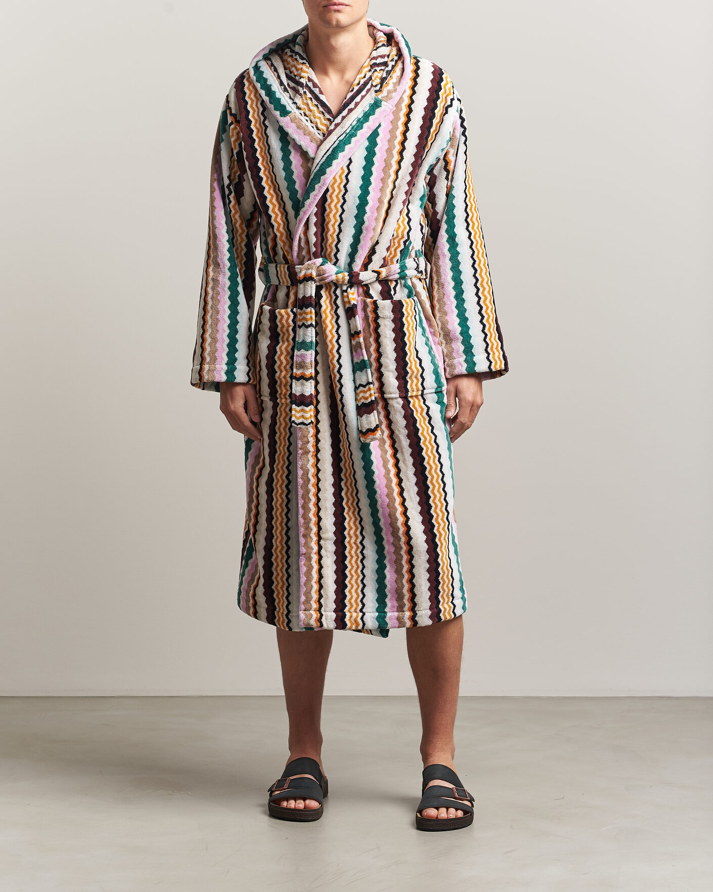 Mies | Yöpuvut ja kylpytakit | Missoni Home | Aura Hooded Bathrobe Multi