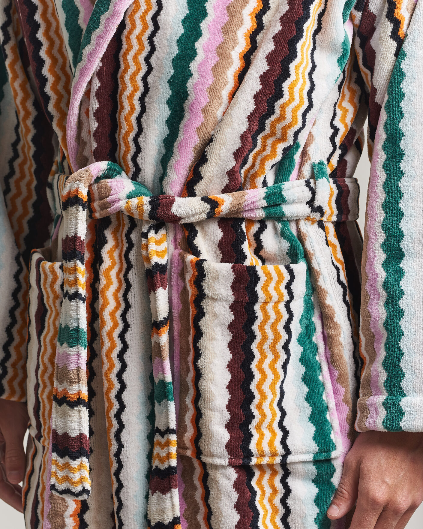 Mies | Yöpuvut ja kylpytakit | Missoni Home | Aura Hooded Bathrobe Multi