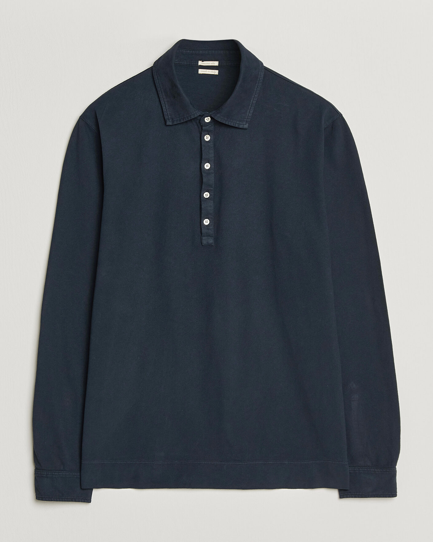 Mies | Pikeet | Massimo Alba | Raya Long Sleeve Polo Navy