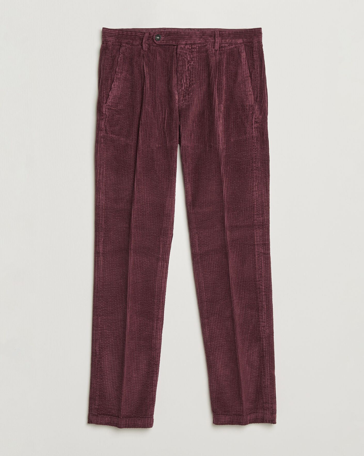 Mies | Housut | Massimo Alba | Ionio Pleated Corduroy Pants Rose Brown