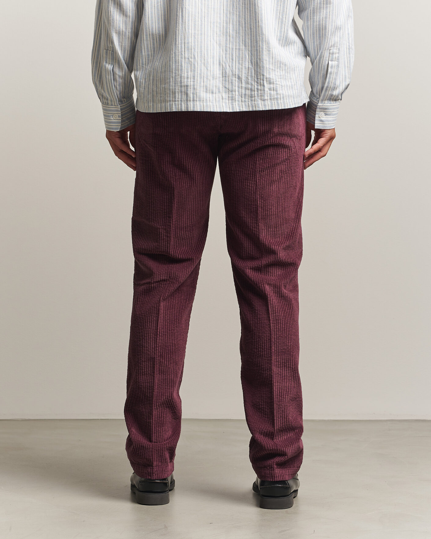 Mies | Housut | Massimo Alba | Ionio Pleated Corduroy Pants Rose Brown