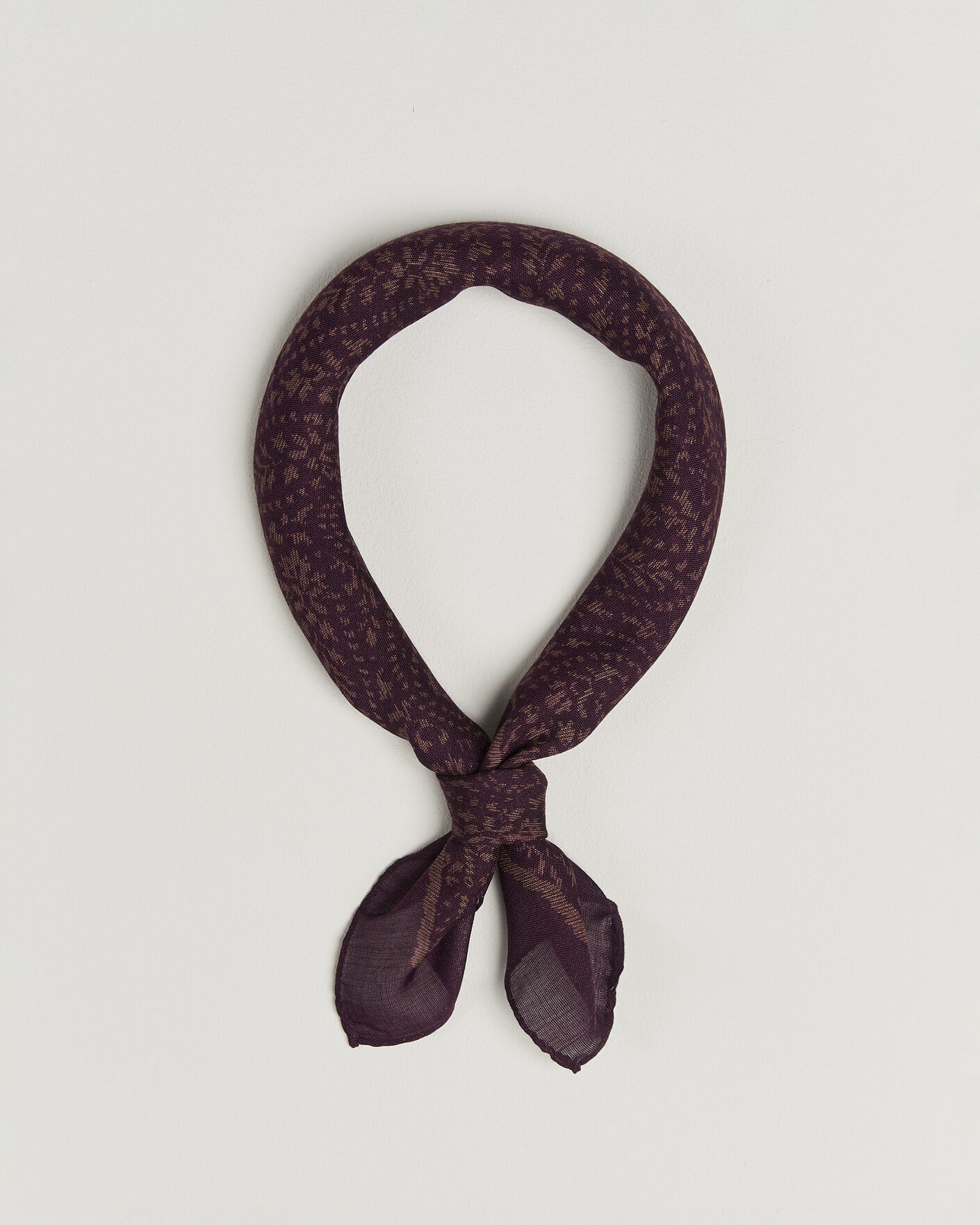 Mies | Huivit | Massimo Alba | Cashmere/Silk Bandana Burgundy