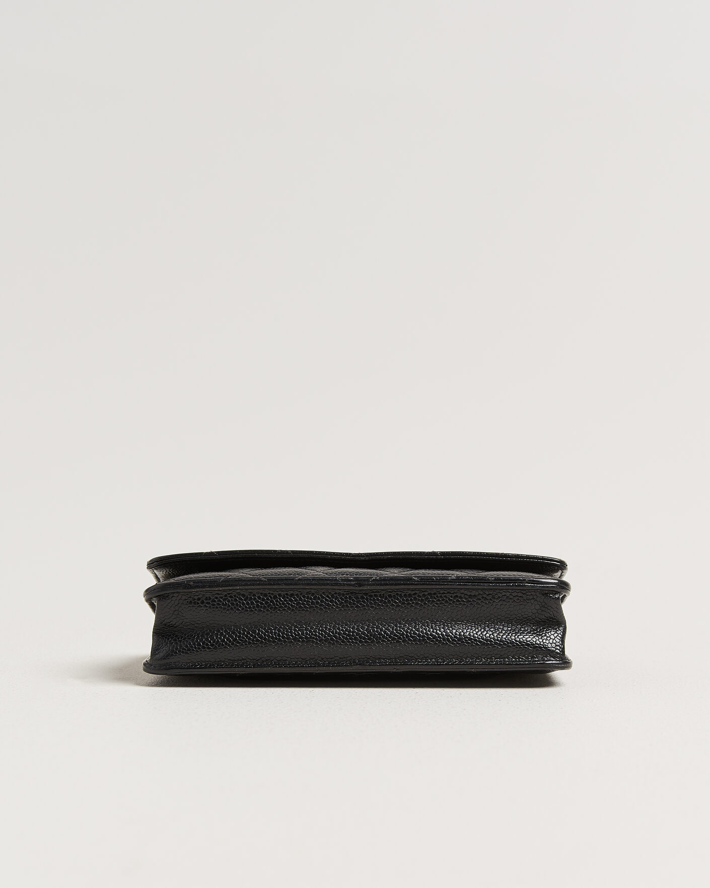 Mies | Pre-Owned & Vintage Bags | Chanel Pre-Owned | Wallet On Chain Caviar Leather Black