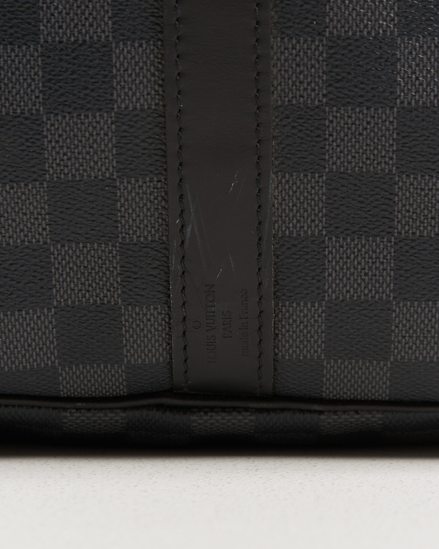Mies | Pre-Owned & Vintage Bags | Louis Vuitton Pre-Owned | Keepall 55 Bandouliére Damier Graphite