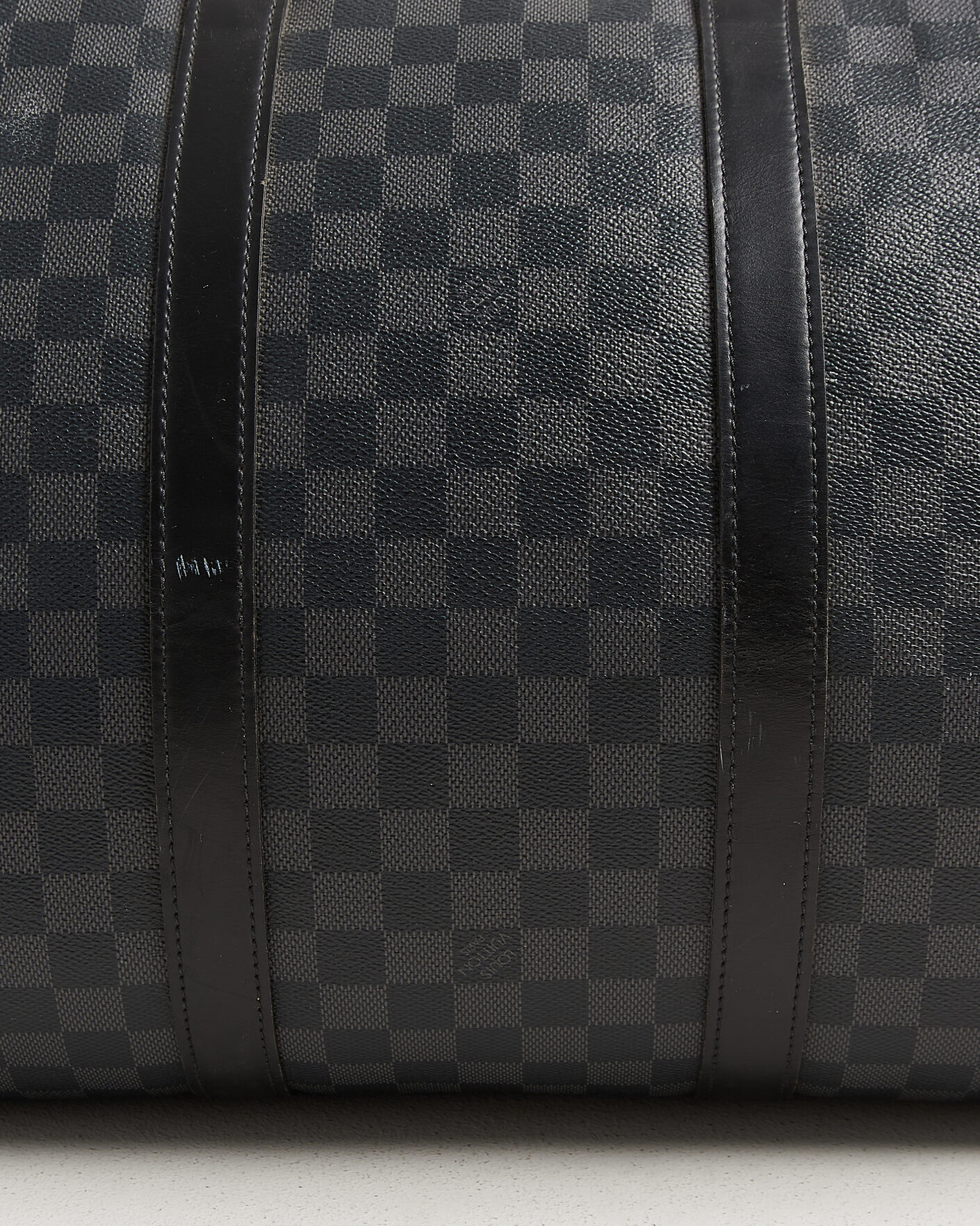 Mies | Pre-Owned & Vintage Bags | Louis Vuitton Pre-Owned | Keepall 55 Bandouliére Damier Graphite