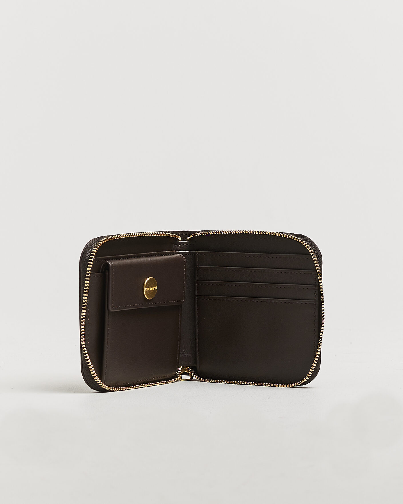 Mies | Lompakot | Carhartt WIP | Leather Zip Wallet Tobacco