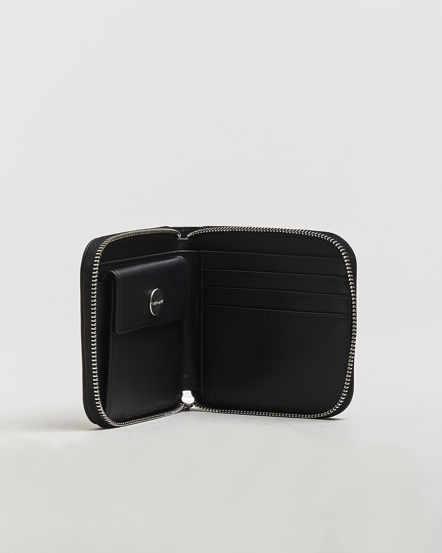 Mies | Lompakot | Carhartt WIP | Leather Zip Wallet Black