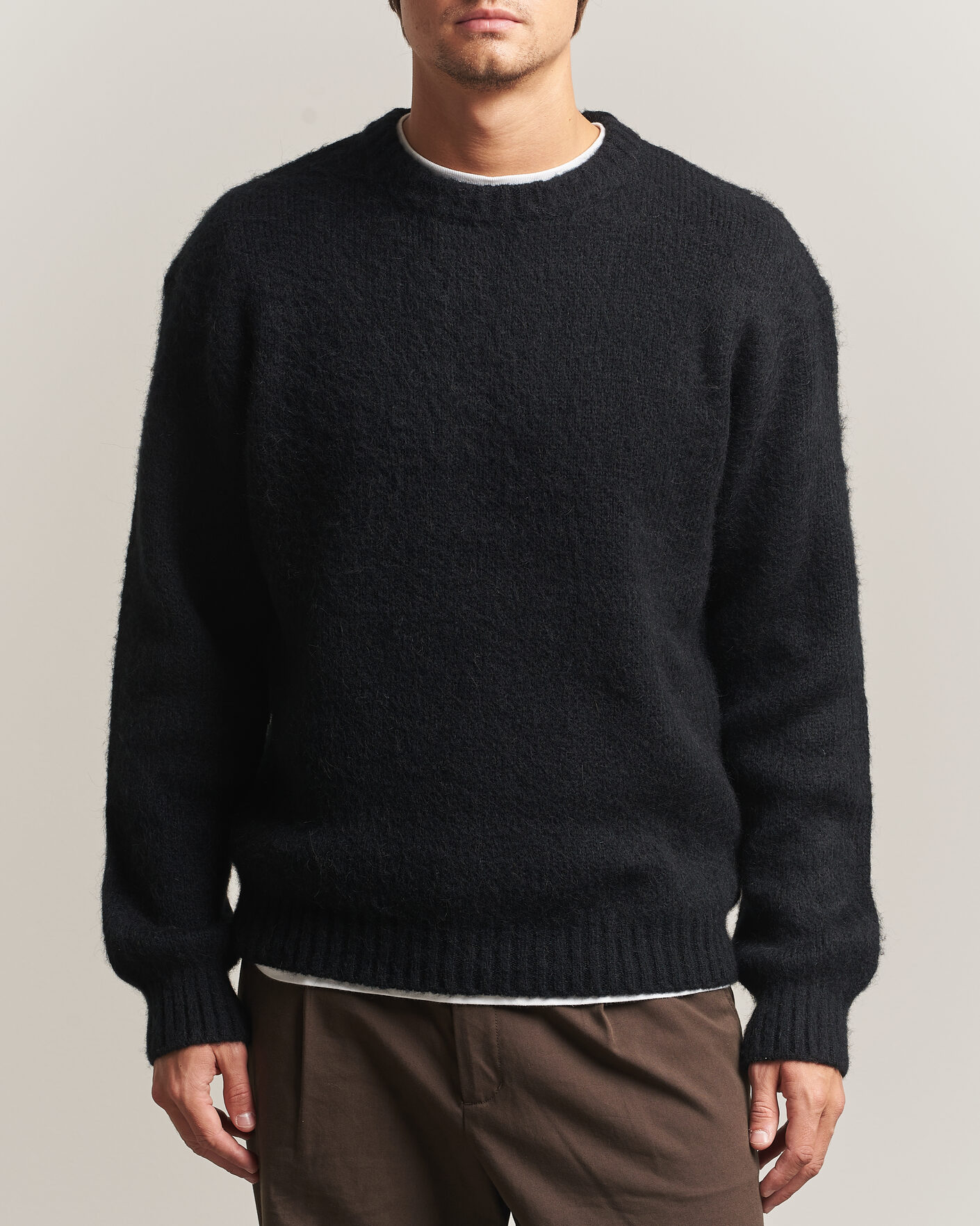 Mies | Puserot | Carhartt WIP | Merton Knitted Alpaca Sweater Black