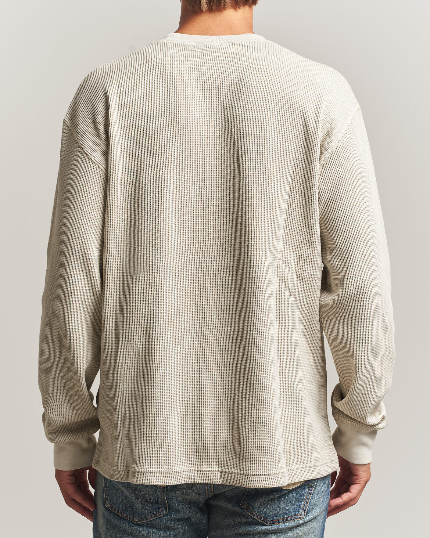 Mies | T-paidat | Carhartt WIP | Long Sleeve Waffle T-Shirt Fleur De Sel