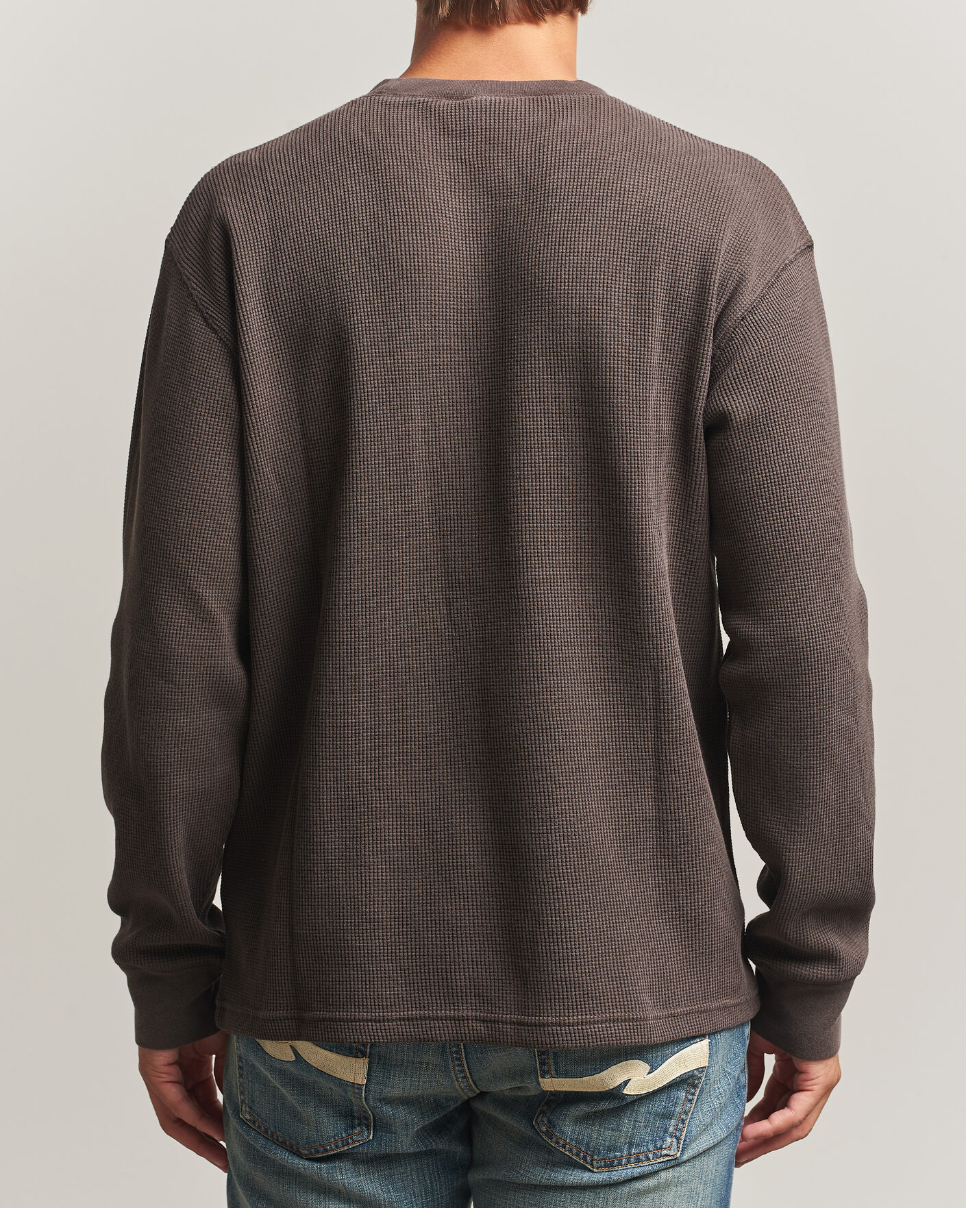 Mies | T-paidat | Carhartt WIP | Long Sleeve Waffle T-Shirt Tobacco