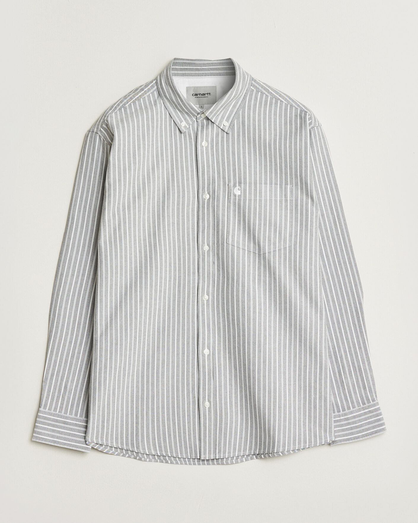 Mies | Kauluspaidat | Carhartt WIP | Canan Striped Oxford Shirt Black