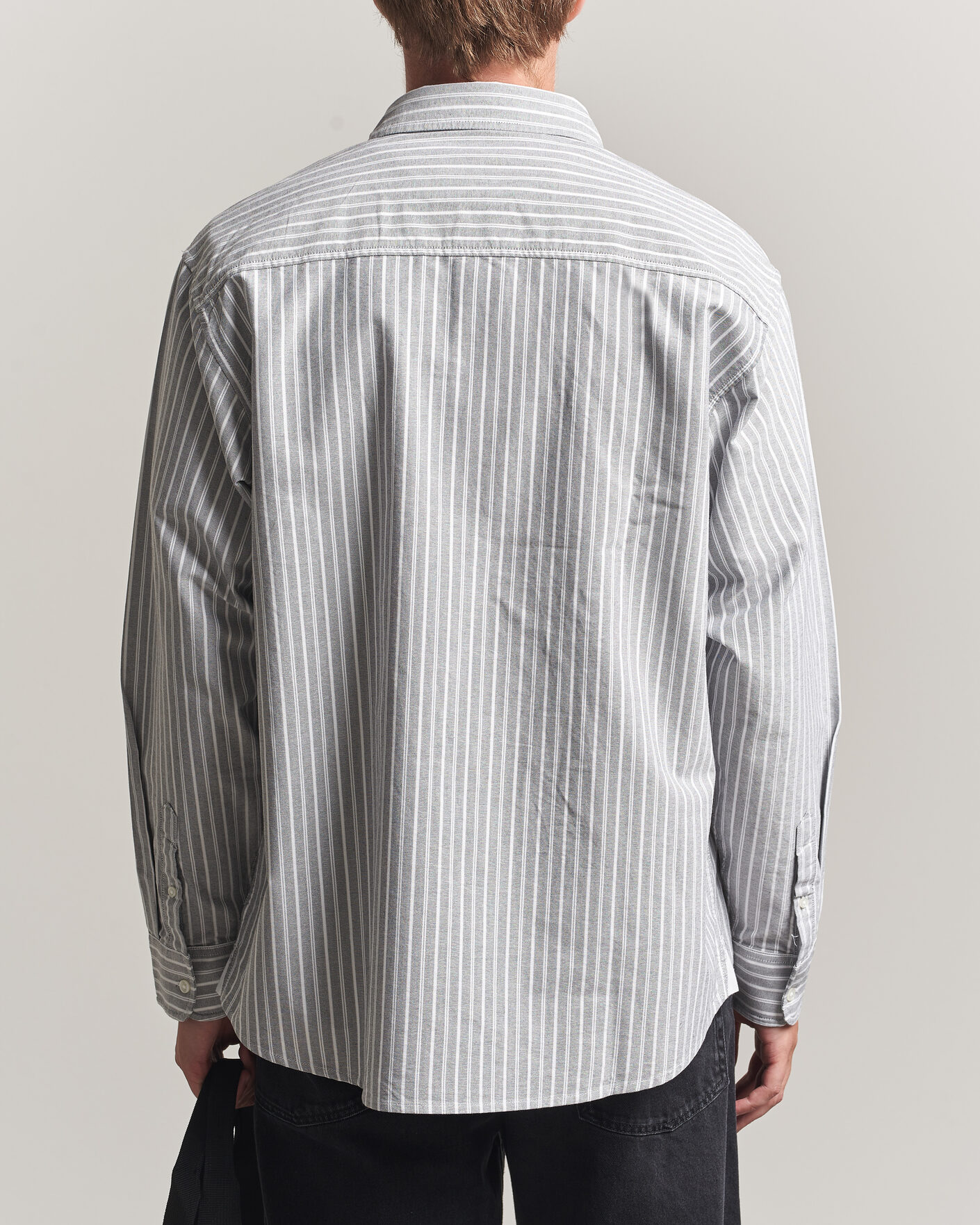 Mies | Kauluspaidat | Carhartt WIP | Canan Striped Oxford Shirt Black