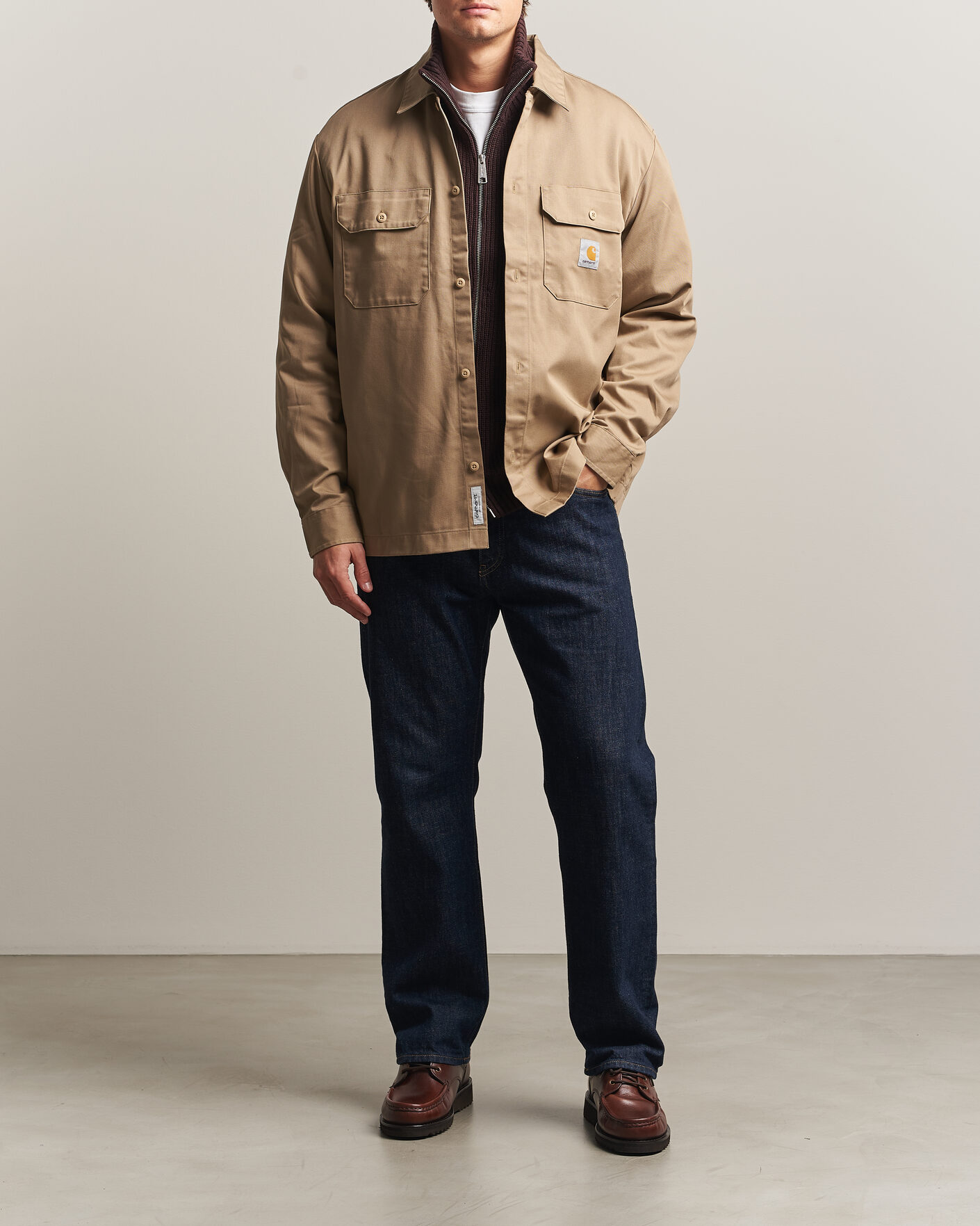 Mies | Kauluspaidat | Carhartt WIP | Craft Twill Shirt Leather
