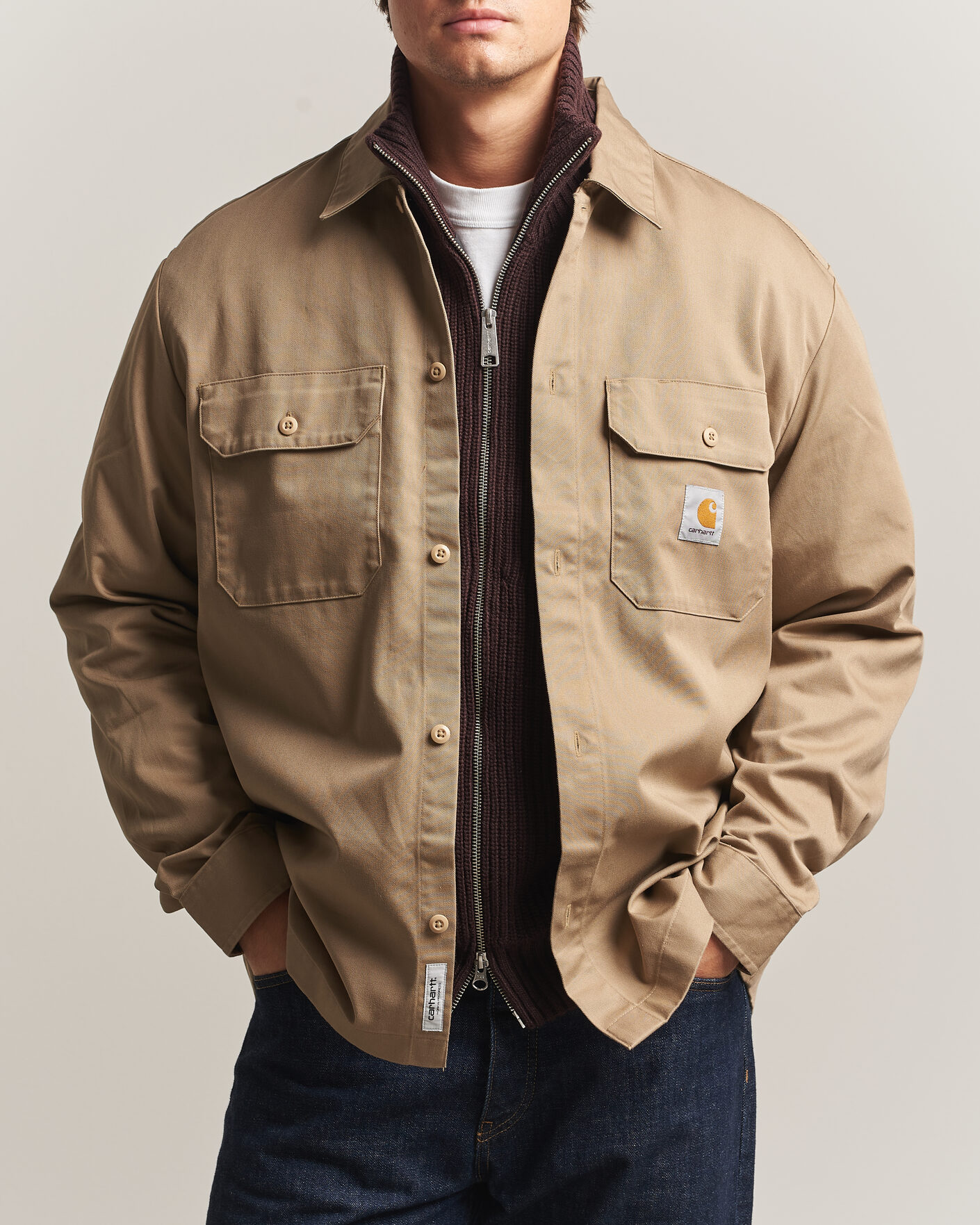 Mies | Kauluspaidat | Carhartt WIP | Craft Twill Shirt Leather