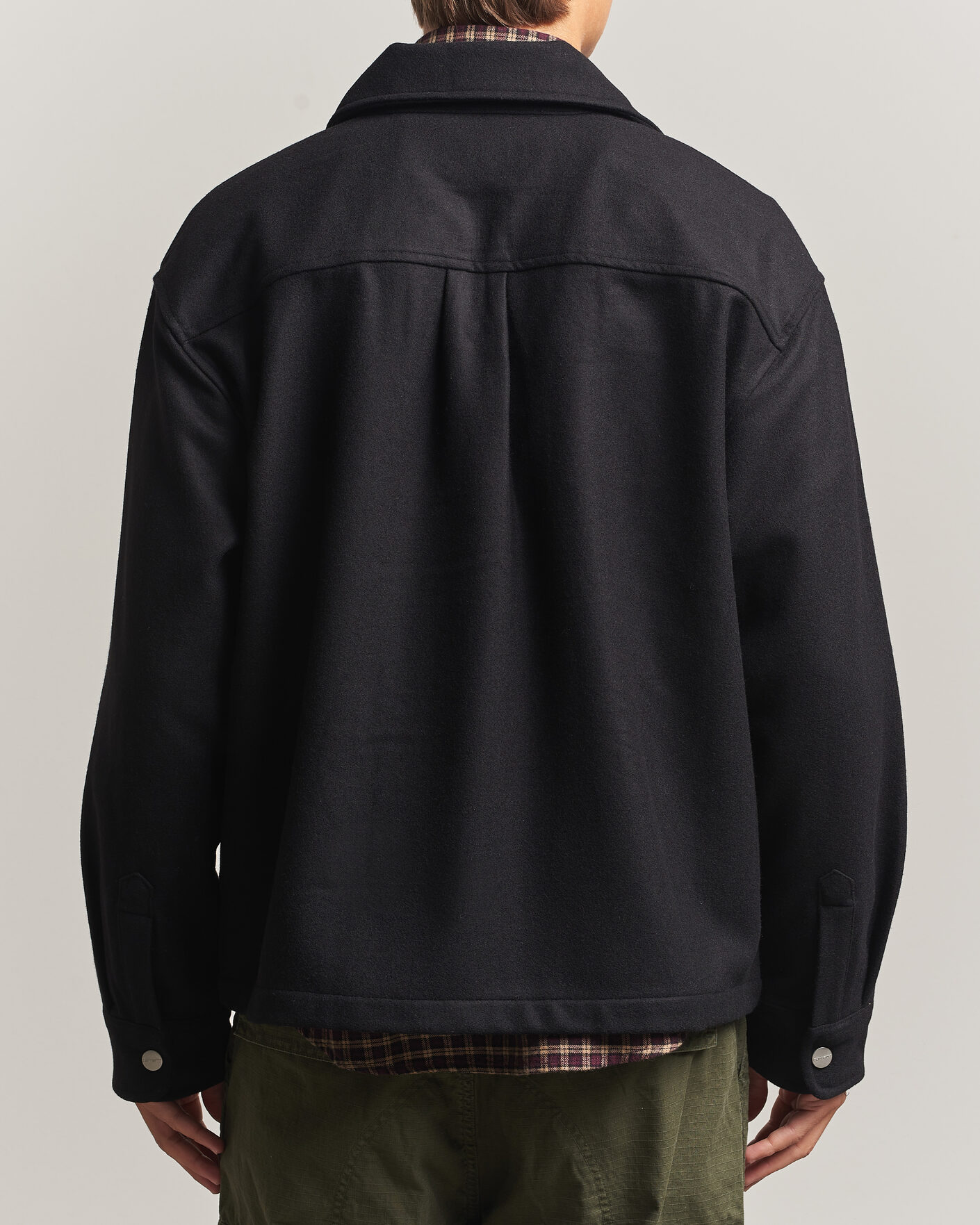 Mies | Kauluspaidat | Carhartt WIP | Atoka Wool Zip Shirt Jacket Black