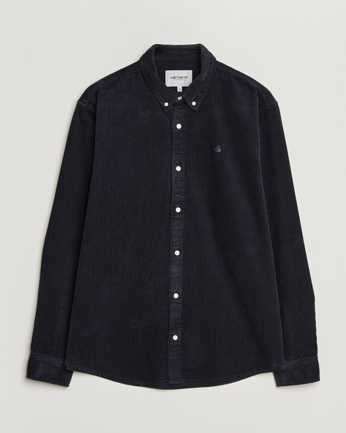 Mies | Kauluspaidat | Carhartt WIP | Madison Cord Shirt Dark Navy