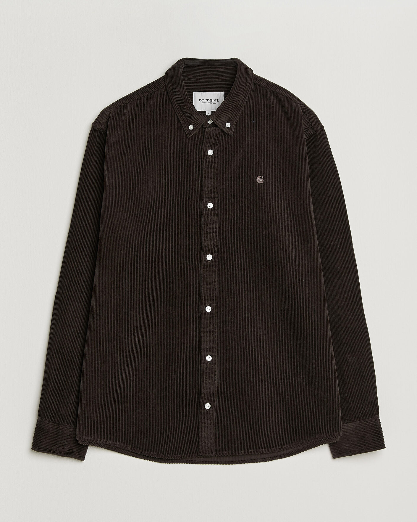 Mies | Kauluspaidat | Carhartt WIP | Madison Cord Shirt Tobacco