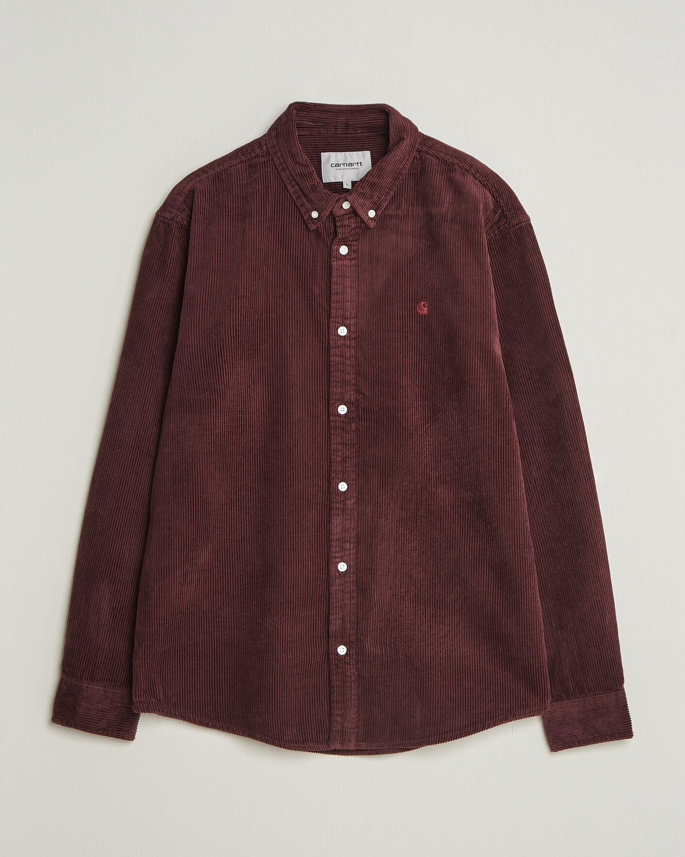 Mies | Kauluspaidat | Carhartt WIP | Madison Cord Shirt Amarone