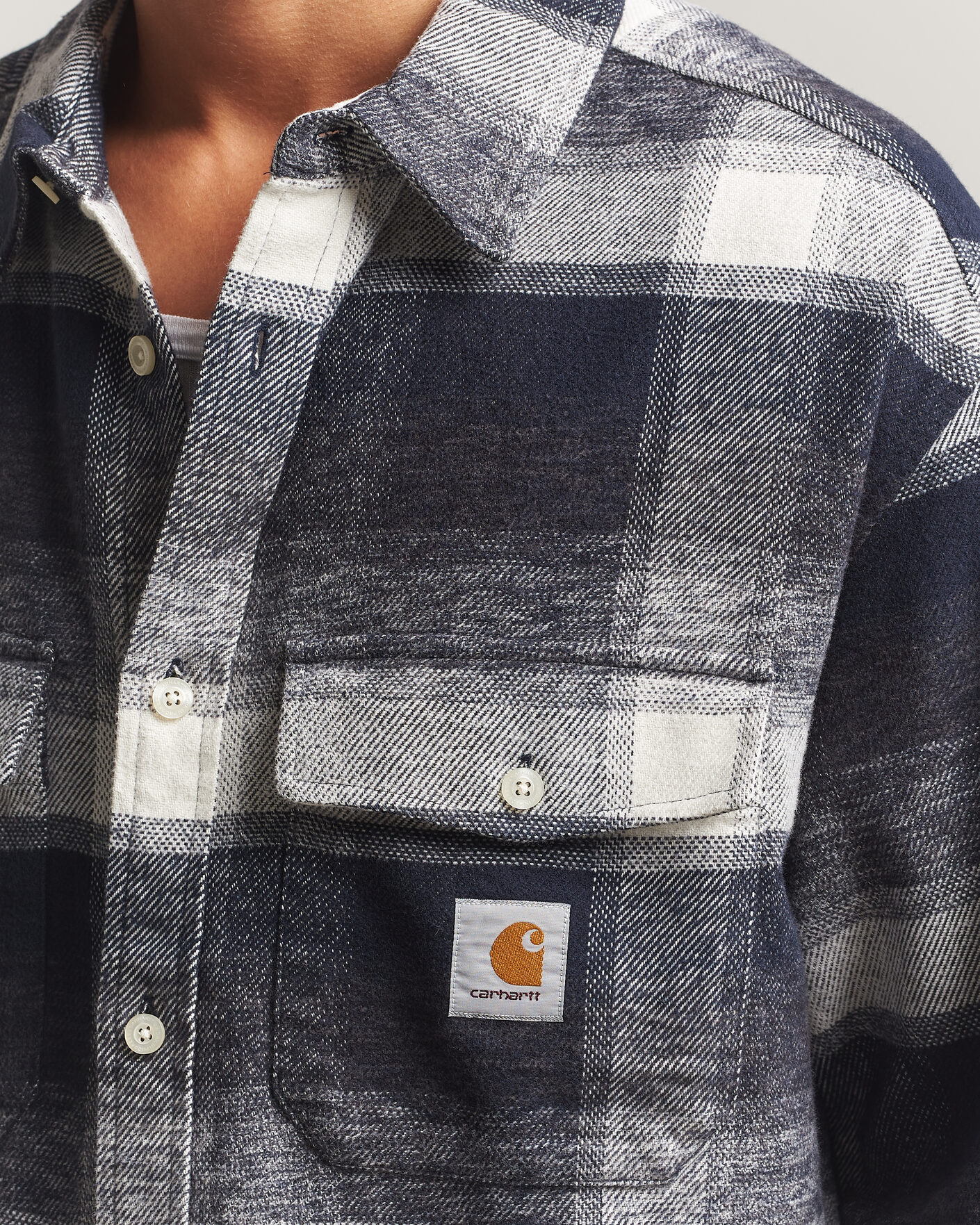 Mies | Kauluspaidat | Carhartt WIP | Esterson Checked Shirt Dark Navy