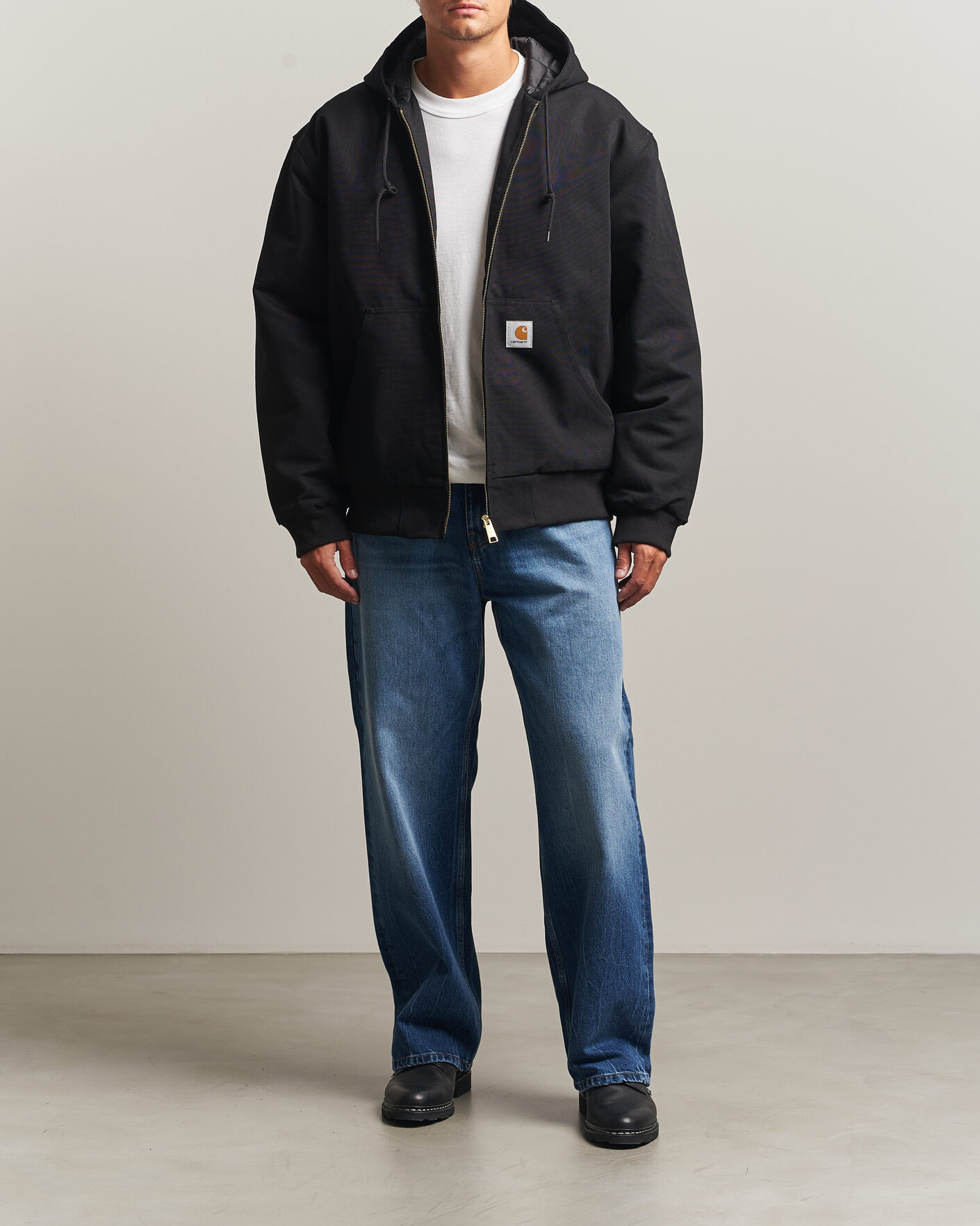 Mies | Housut | Carhartt WIP | Payson Pant Blue Marble Used Wash