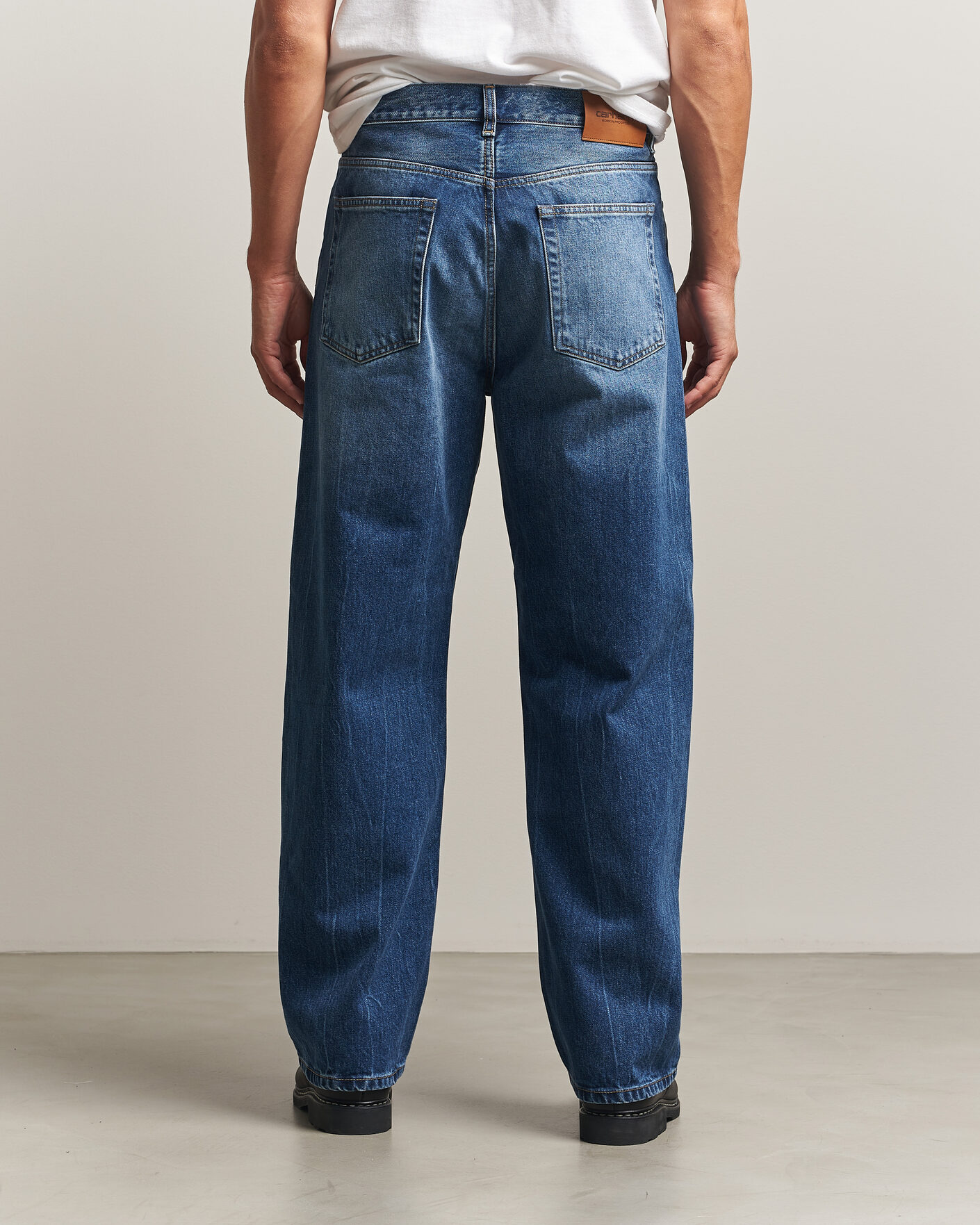 Mies | Housut | Carhartt WIP | Payson Pant Blue Marble Used Wash