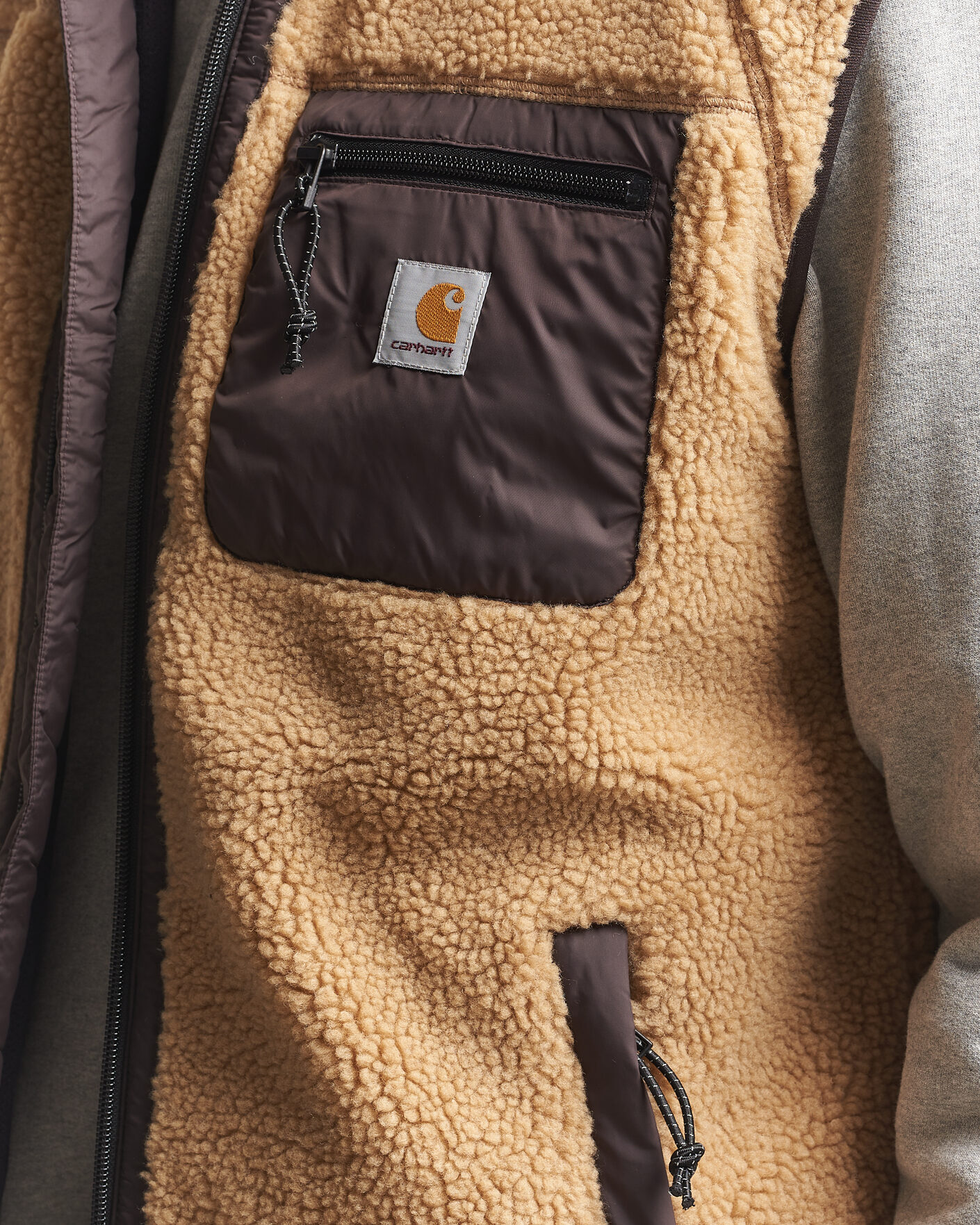 Mies | Ulkoliivit | Carhartt WIP | Prentis Pile Vest Tobacco