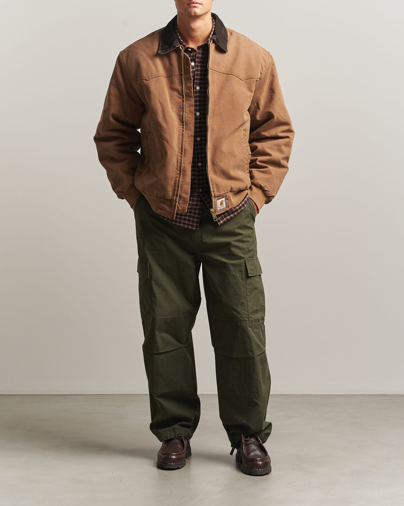Mies | Takit | Carhartt WIP | OG Santa Fe Jacket Whip H Brown