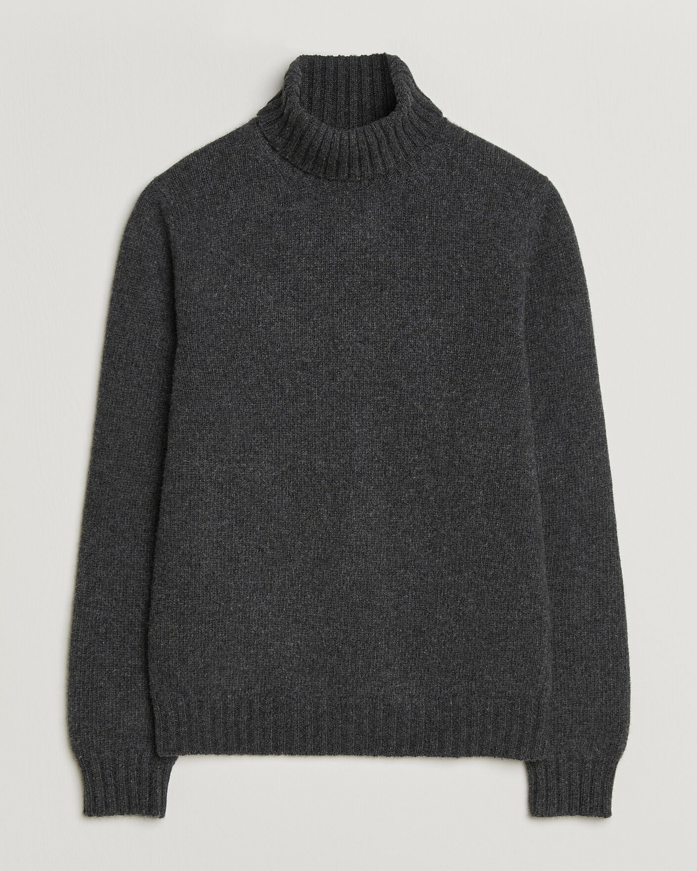 Mies | Puserot | Fedeli | Wool/Cashmere Rollneck Anthracite