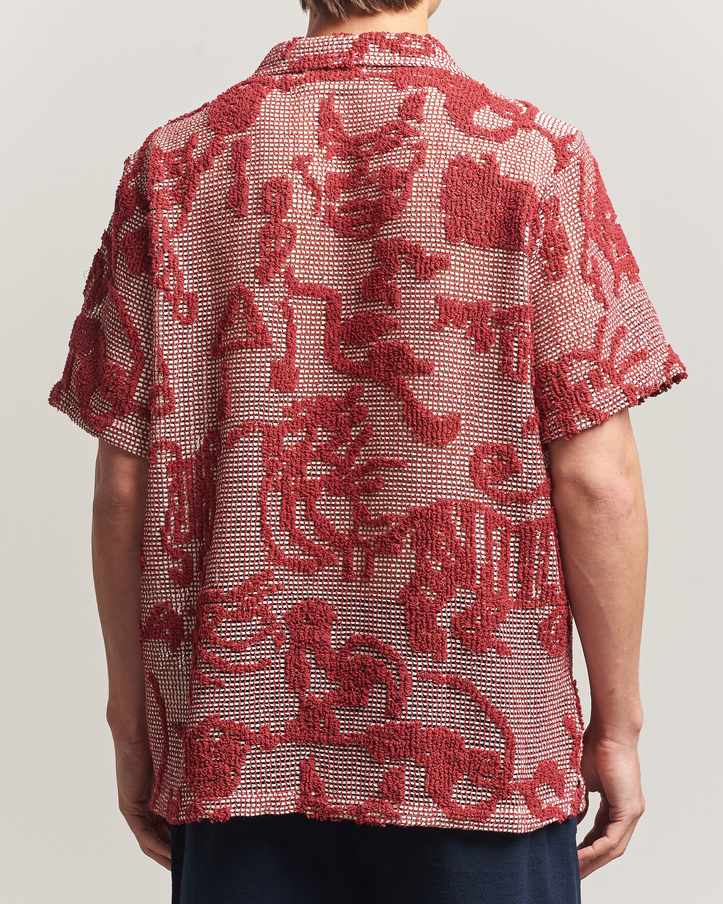 Mies | Kauluspaidat | OAS | Arcano Cuba Short Sleeve Shirt Red