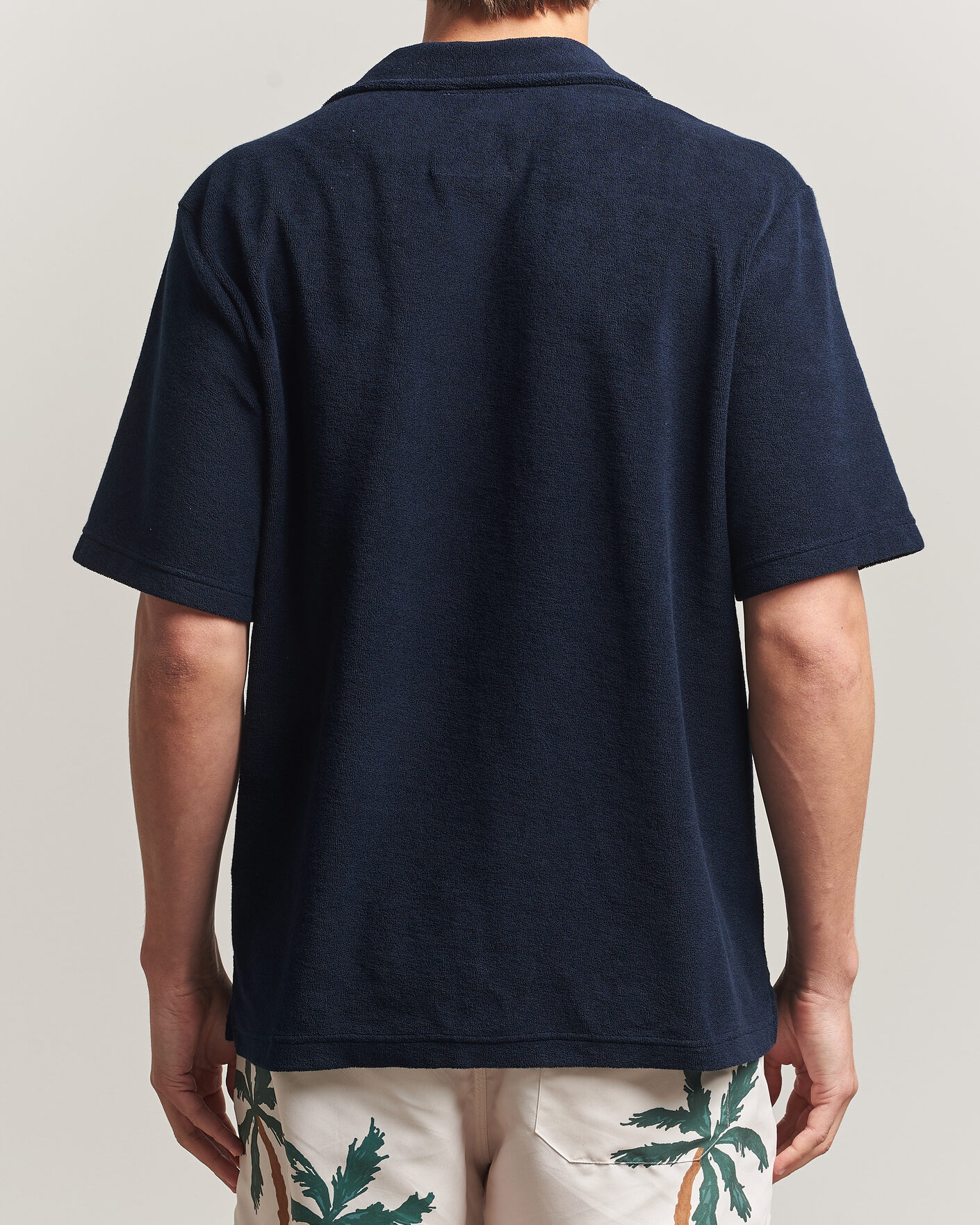 Mies | Pikeet | OAS | Novo Regular Fit Terry Polo Dark Blue