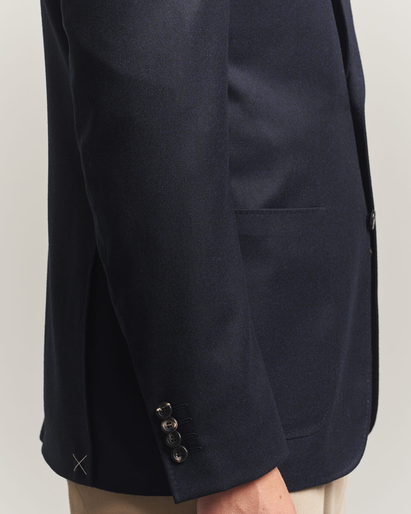 Mies | Pikkutakit | Canali | Kei Impeccabile Flannel Blazer Navy