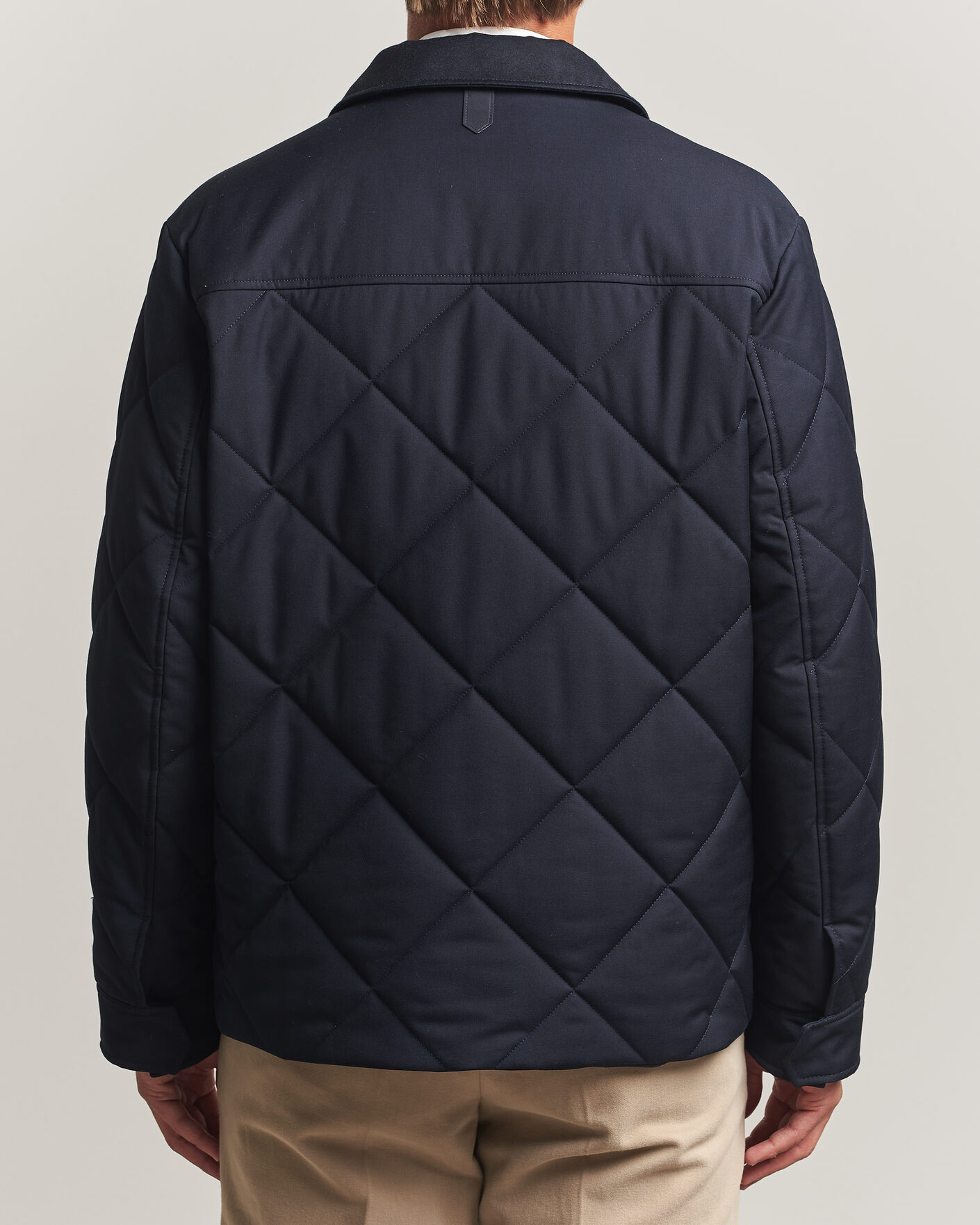 Mies | Takit | Canali | Quilted Country Coat Navy