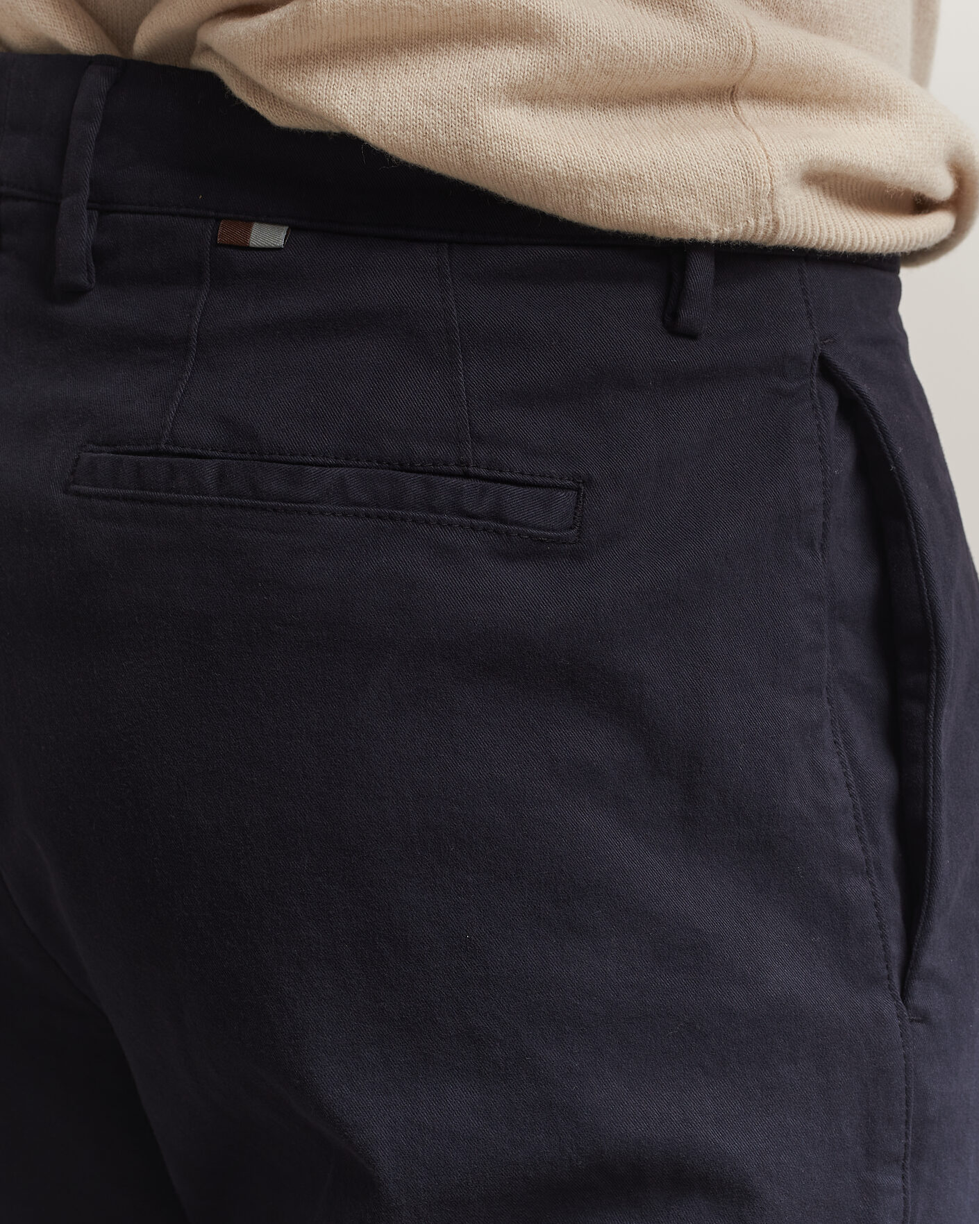 Mies | Housut | Canali | Cotton/Cashmere Chinos Navy