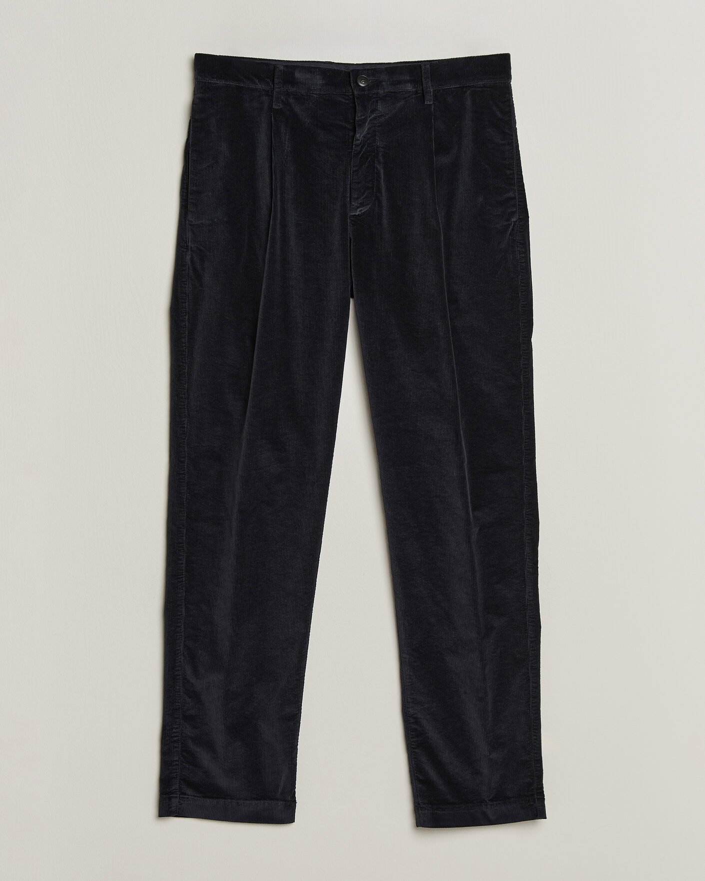 Mies | Housut | Canali | Comfort Corduroy Pants Navy
