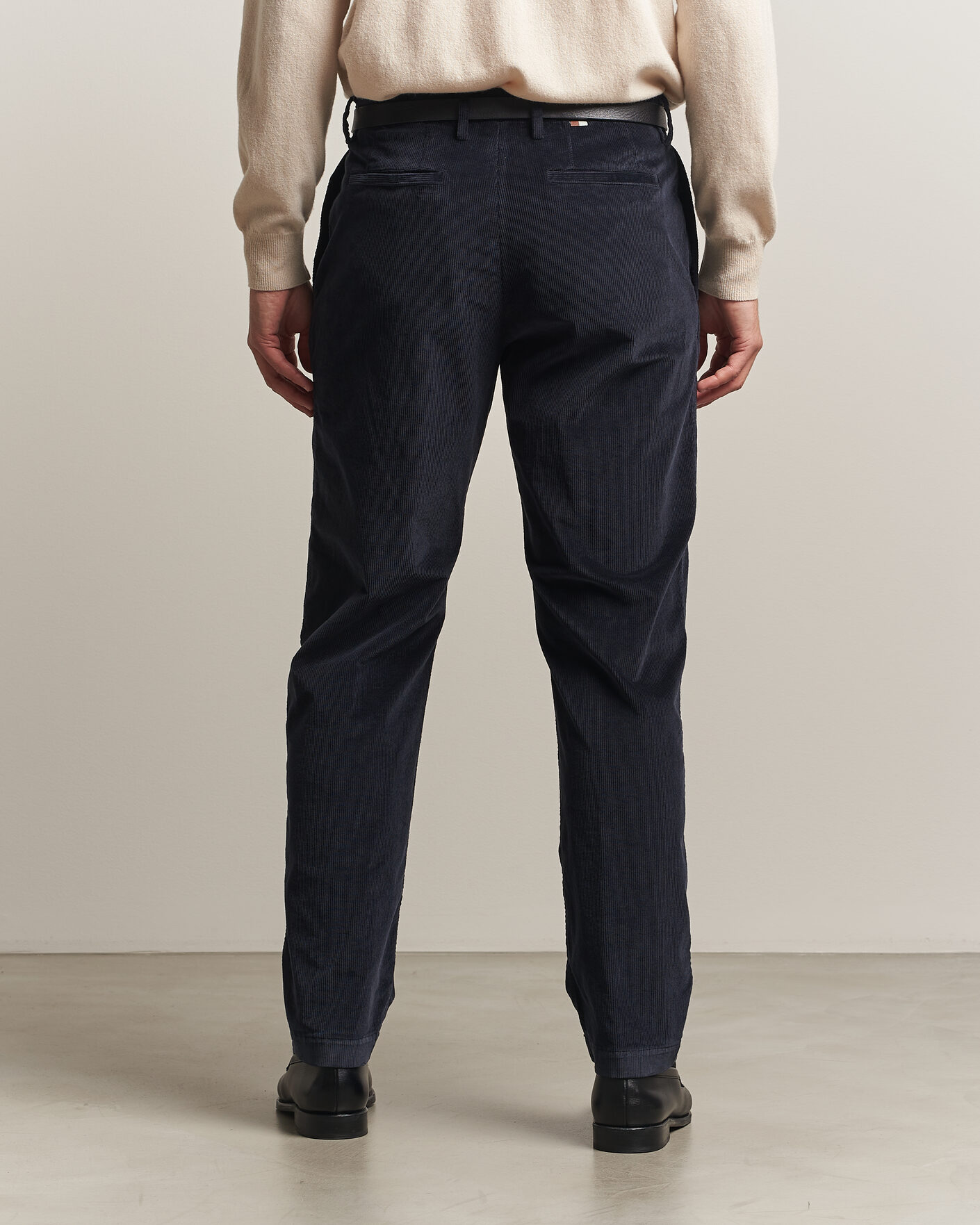 Mies | Housut | Canali | Comfort Corduroy Pants Navy