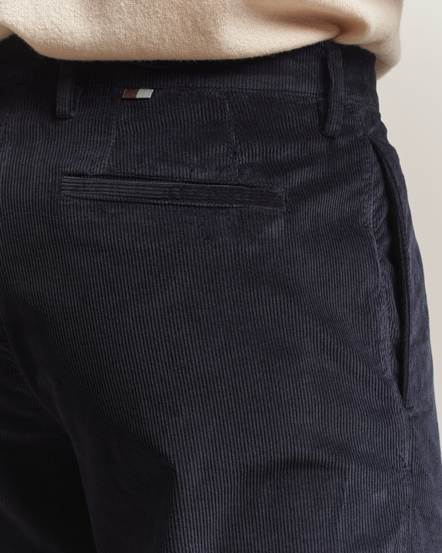 Mies | Housut | Canali | Comfort Corduroy Pants Navy