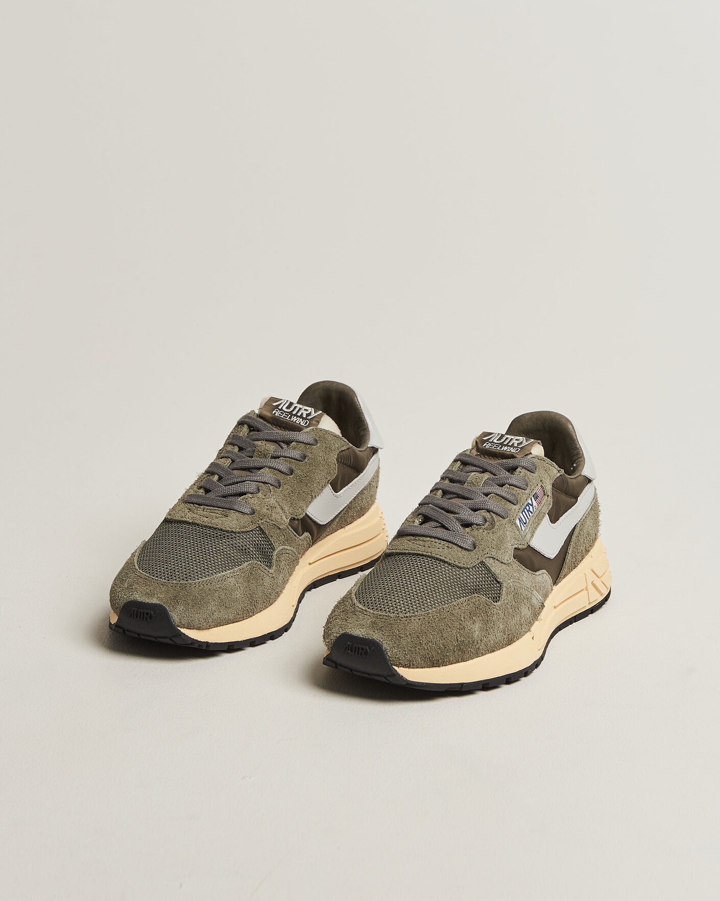 Mies | Tennarit | Autry | Reelwind Running Sneaker Olive Night/Grey