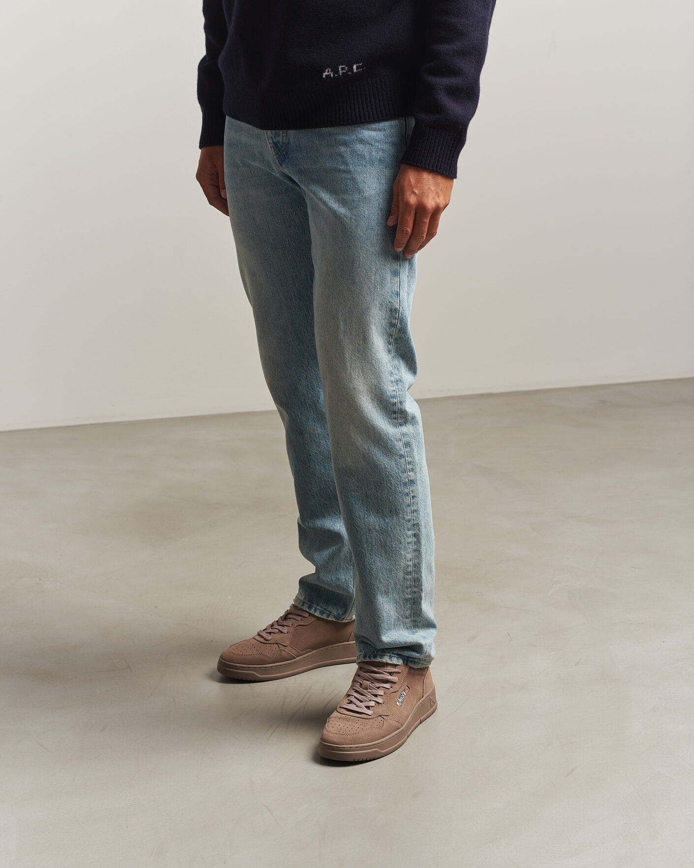Mies | Tennarit | Autry | Medalist Low Suede Sneaker Antilope
