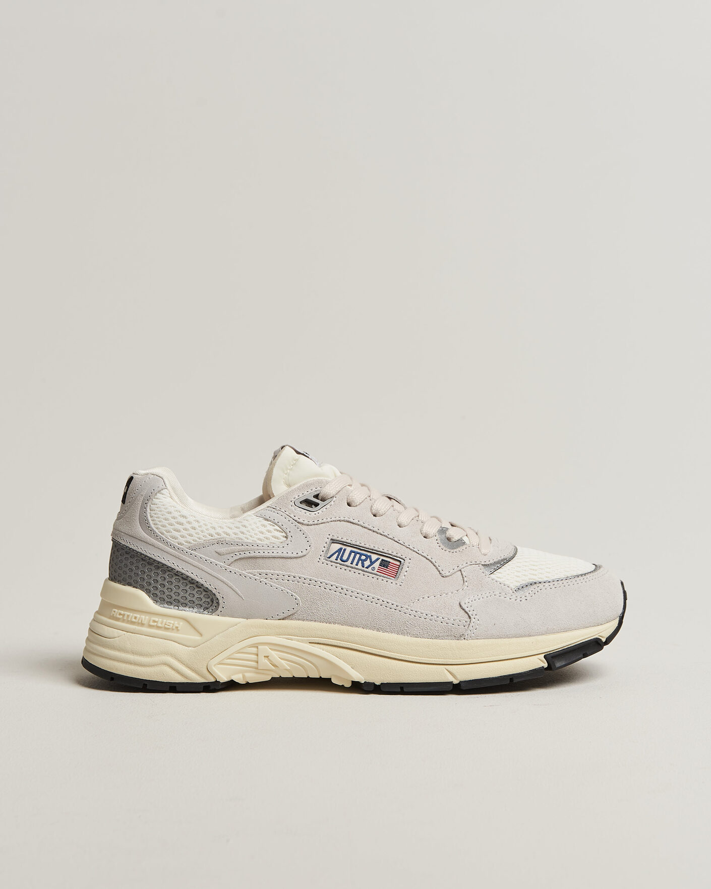 Mies | Tennarit | Autry | Hyperway Low Suede Running Sneaker Light Grey