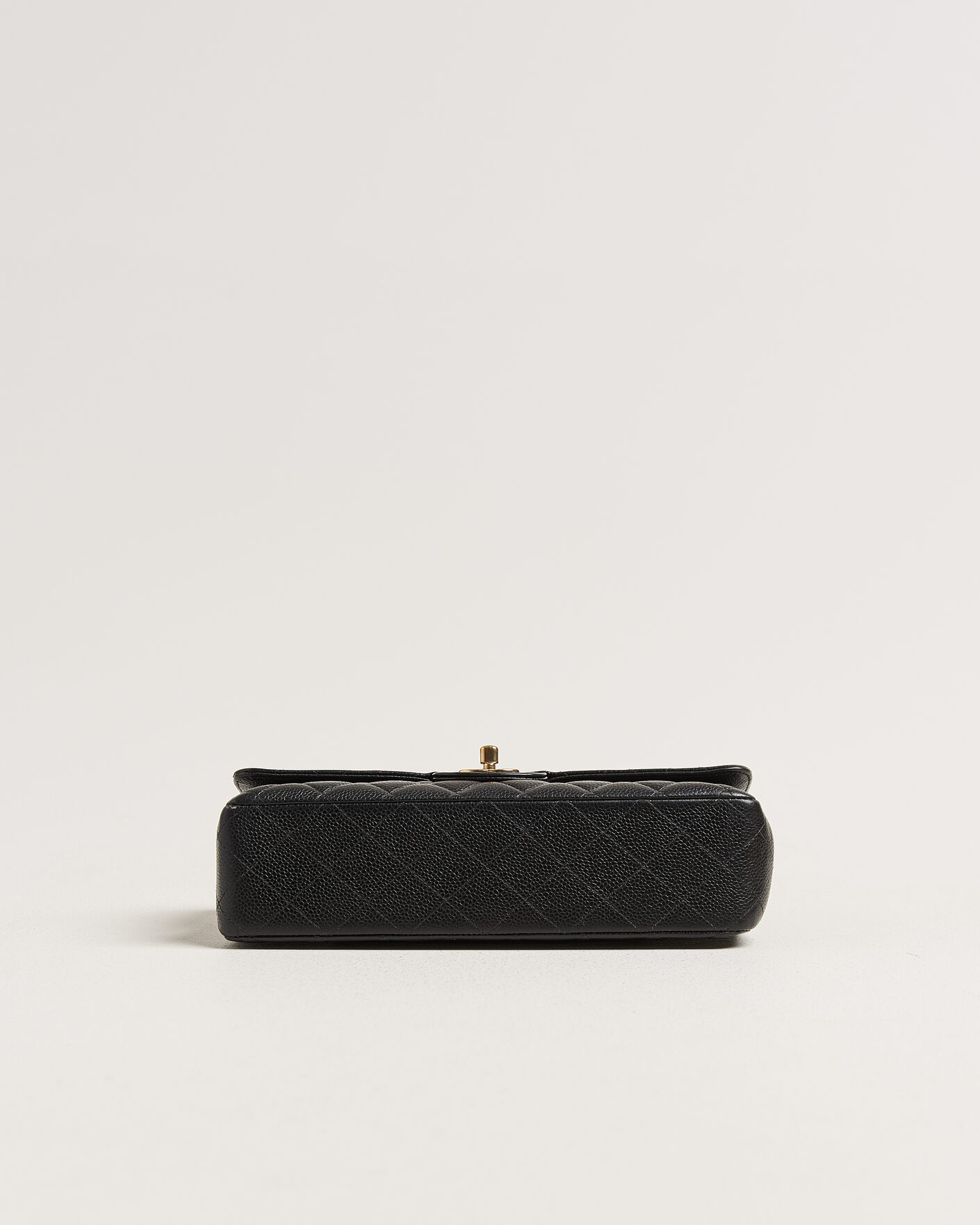 Mies | Chanel Pre-Owned Classic Medium Double Flap Bag Caviar Leather Black | Chanel Pre-Owned | Classic Medium Double Flap Bag Caviar Leather Black