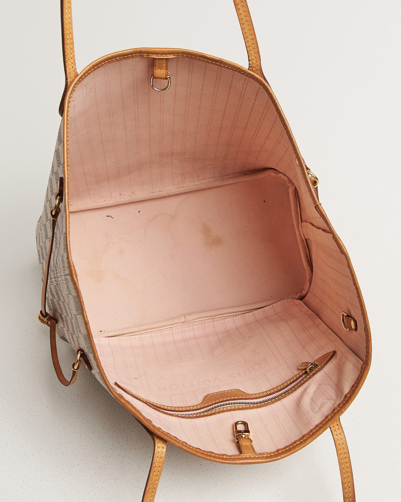 Mies | Pre-Owned & Vintage Bags | Louis Vuitton Pre-Owned | Neverfull MM Damier Azur