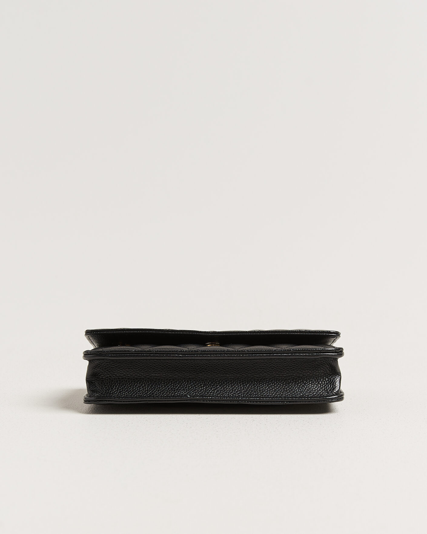Mies | Pre-Owned & Vintage Bags | Chanel Pre-Owned | Wallet On Chain Caviar Leather Black