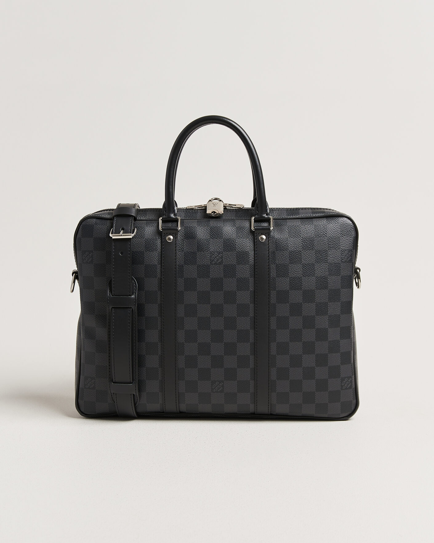 Mies | Pre-Owned & Vintage Bags | Louis Vuitton Pre-Owned | Porte Documents Damier Graphite