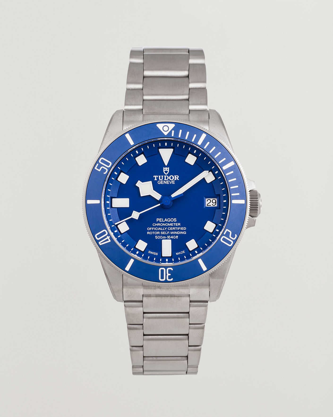 Mies | Pre-Owned & Vintage Watches | Tudor Pre-Owned | Pelagos Blue Titan