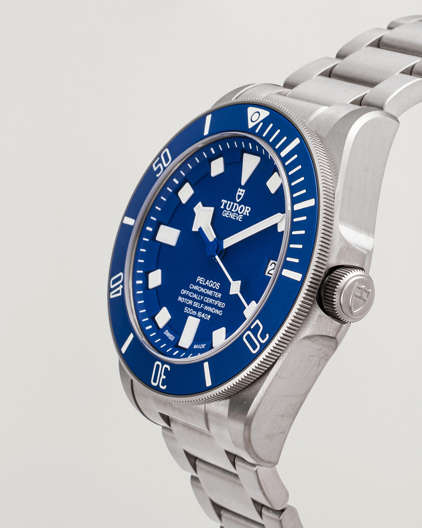 Mies | Pre-Owned & Vintage Watches | Tudor Pre-Owned | Pelagos Blue Titan