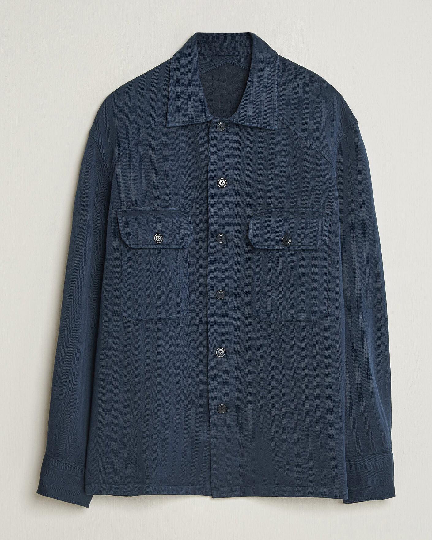 Mies | Kauluspaidat | Ralph Lauren Purple Label | Long Sleeve Shirt Racing Navy