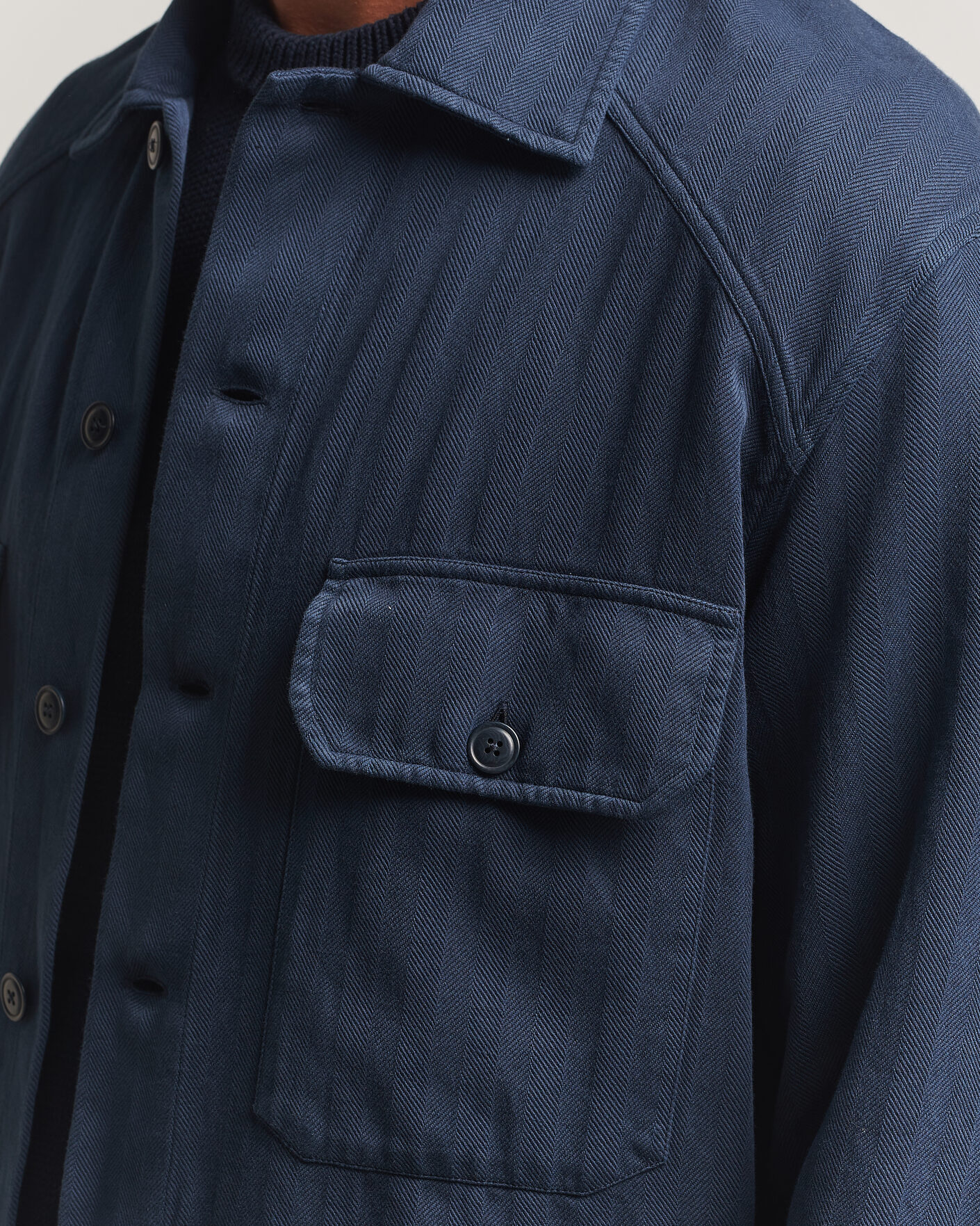 Mies | Kauluspaidat | Ralph Lauren Purple Label | Long Sleeve Shirt Racing Navy