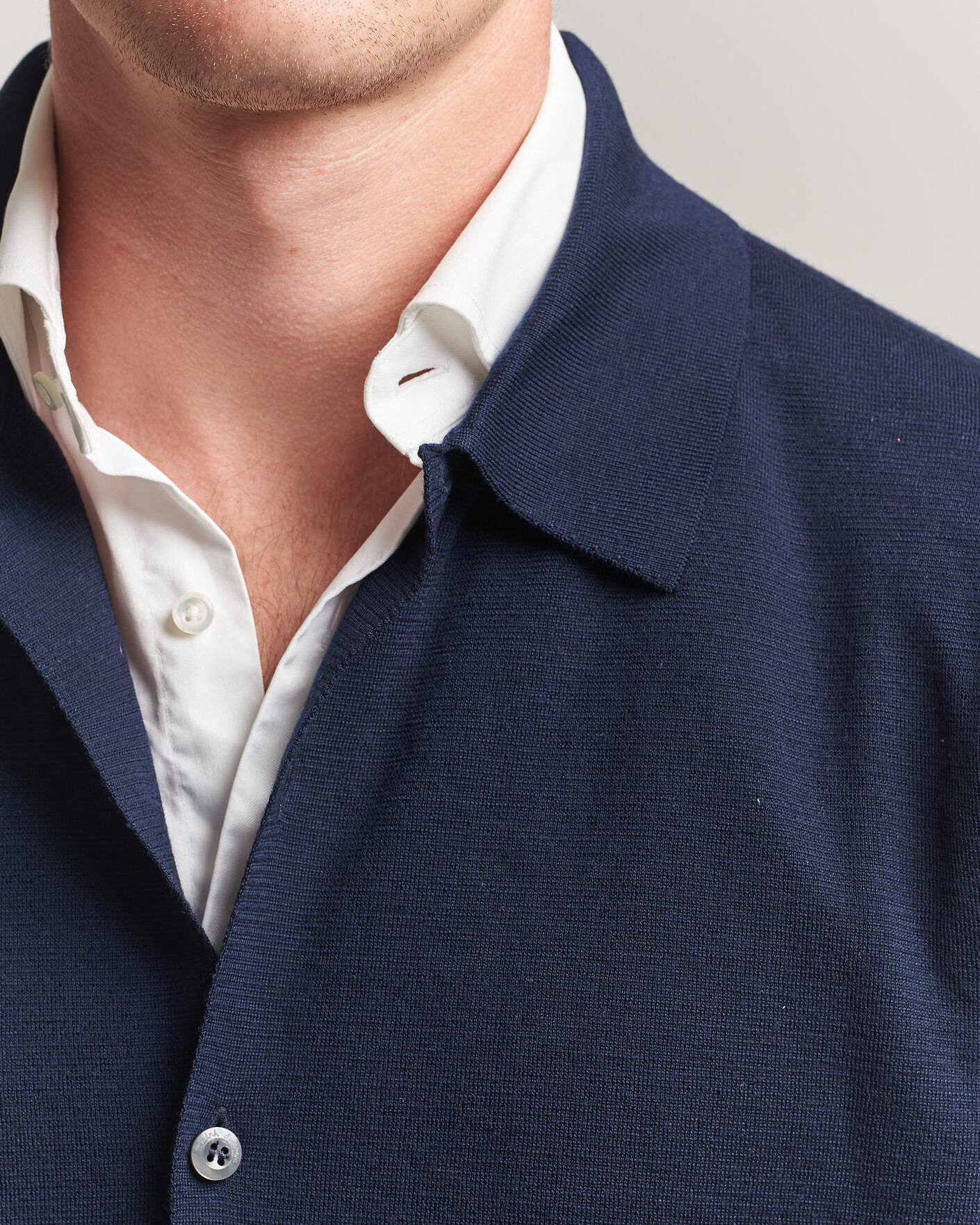 Mies | Puserot | Ralph Lauren Purple Label | Milano Stich Cardigan  Racing Navy