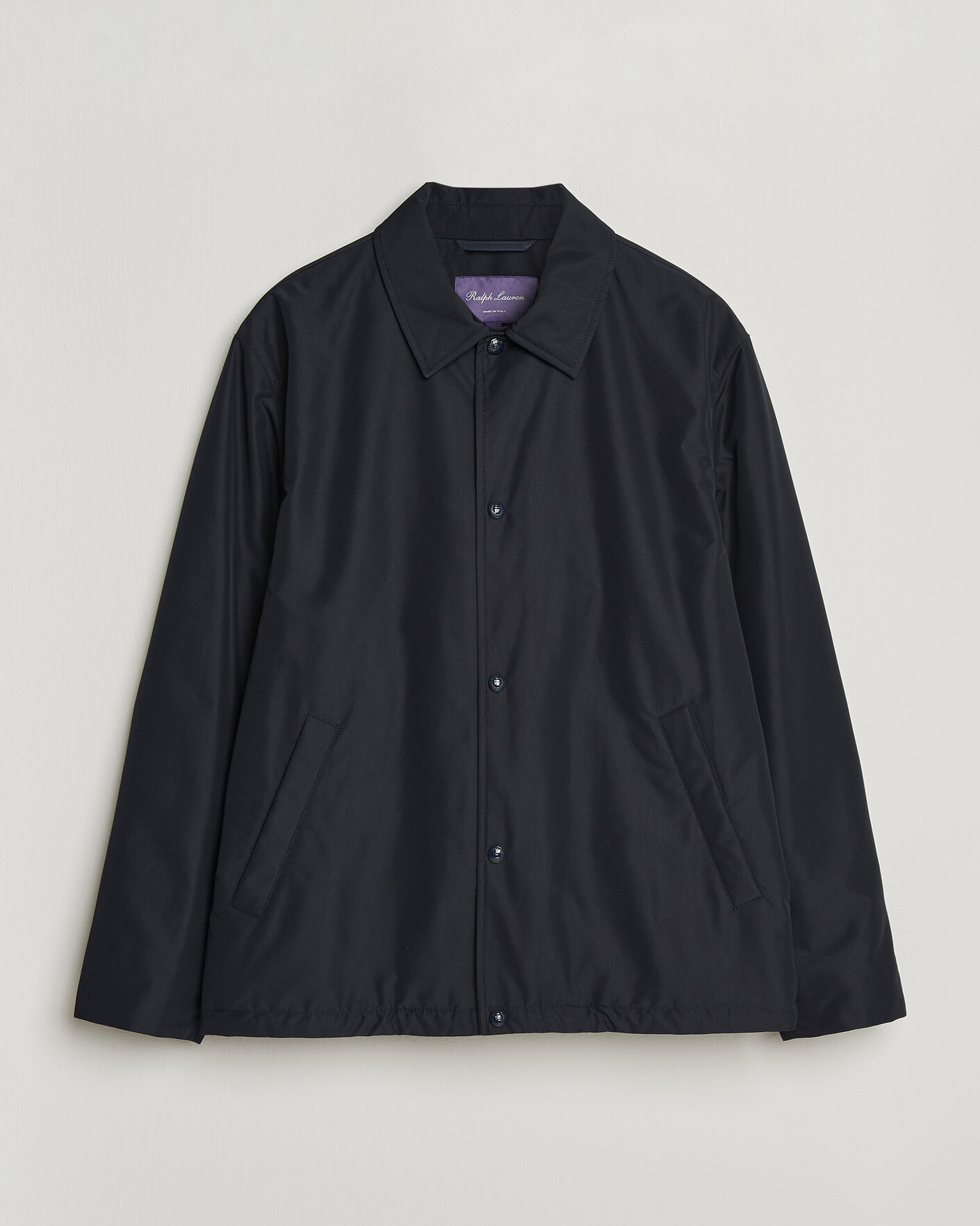 Mies | Takit | Ralph Lauren Purple Label | Nylon Bomber Jacket Racing Navy