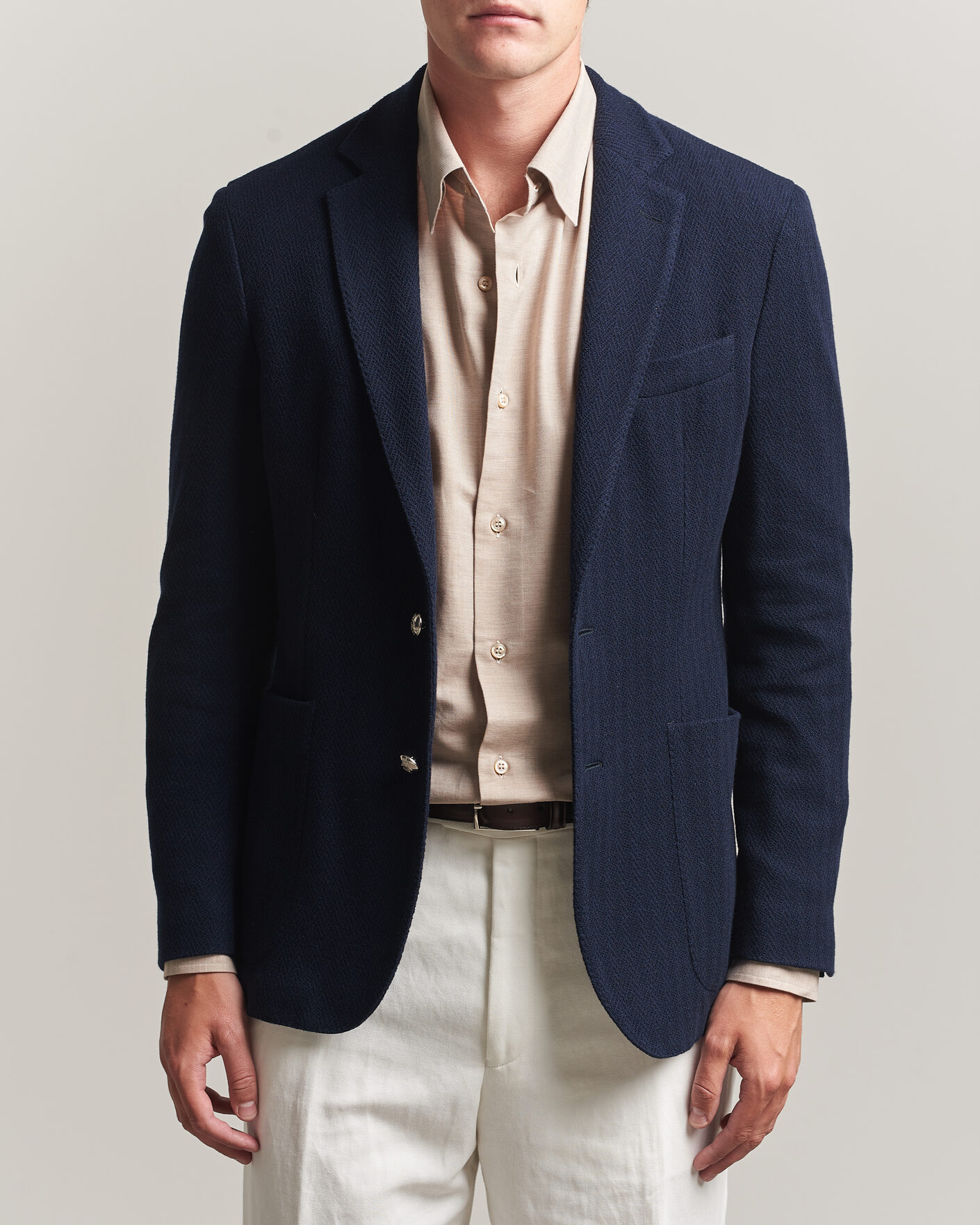 Mies | Pikkutakit | Ralph Lauren Purple Label | Cashmere/Silk Herringbone Blazer Navy